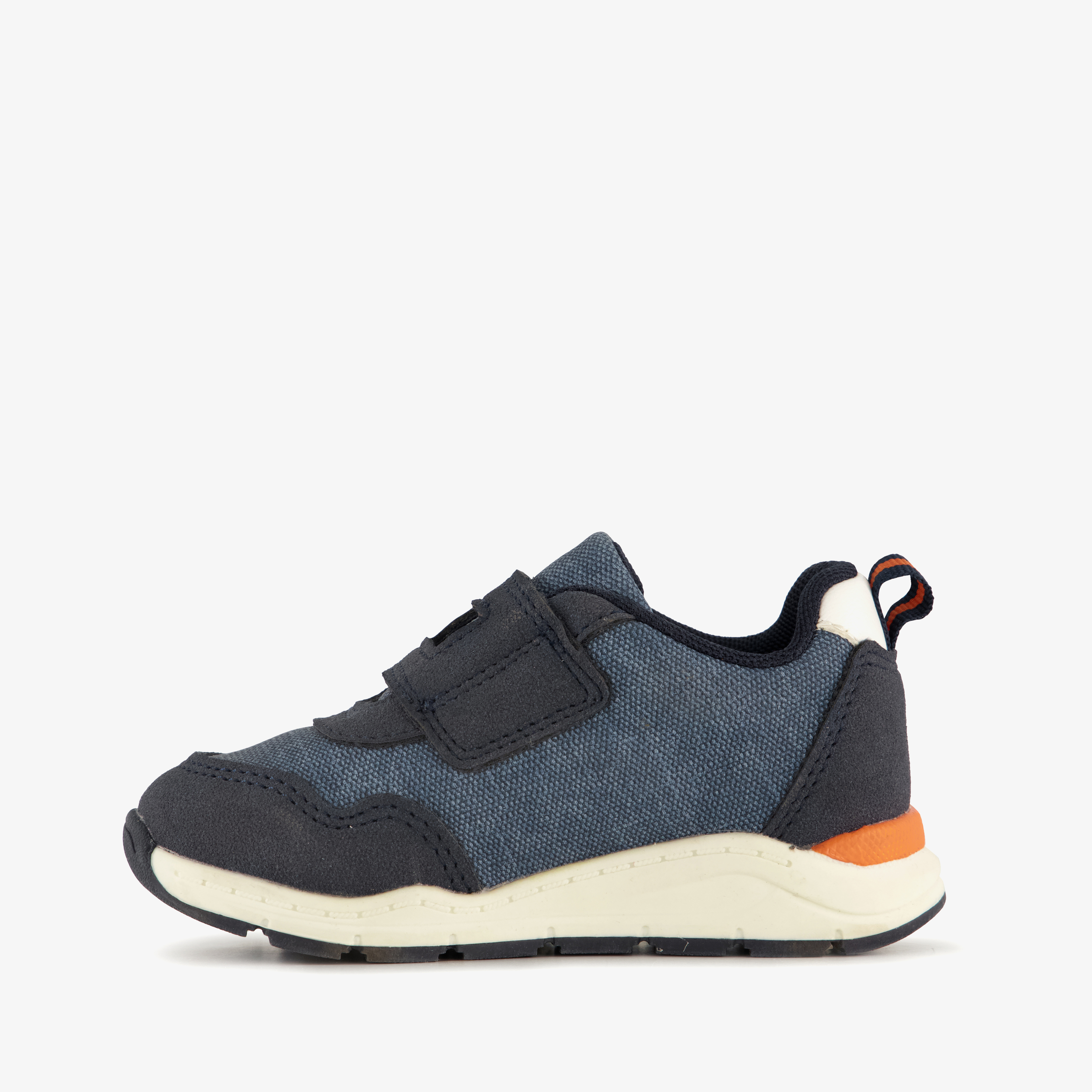Blue Box kinder sneakers blauw oranje