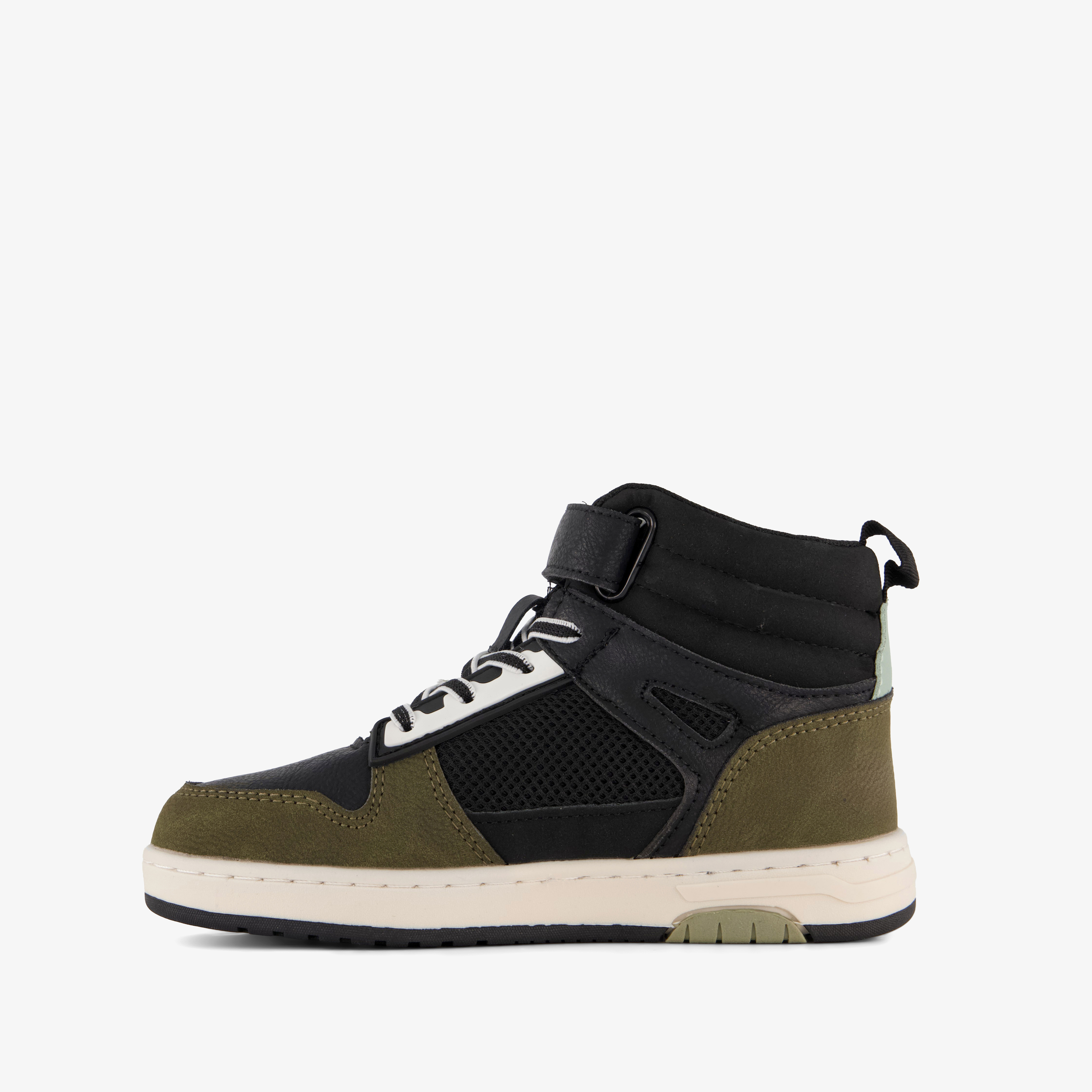 Blue Box hoge jongens sneakers zwart groen