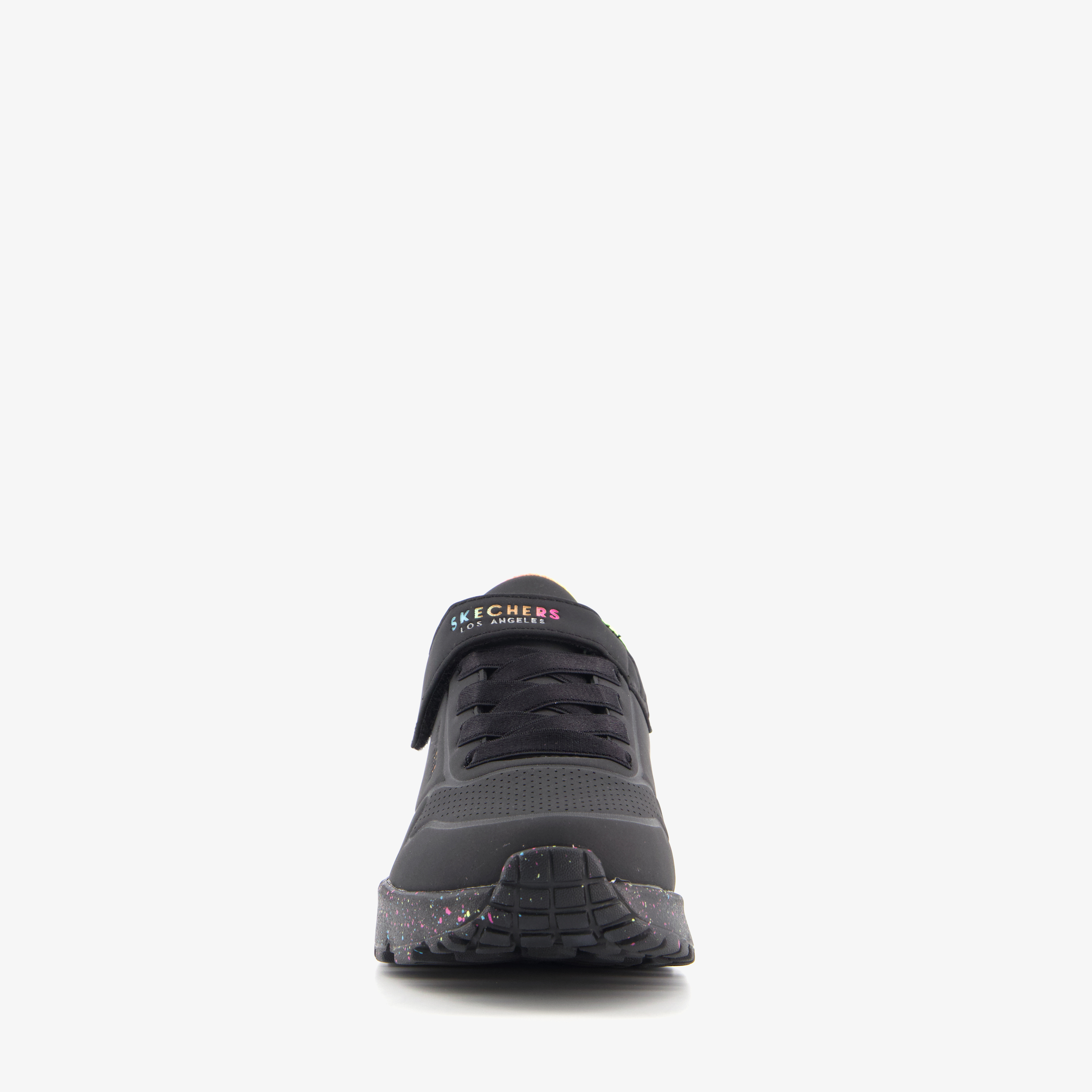 Skechers Uno Lite Rainbow Specks meisjes sneakers zwart