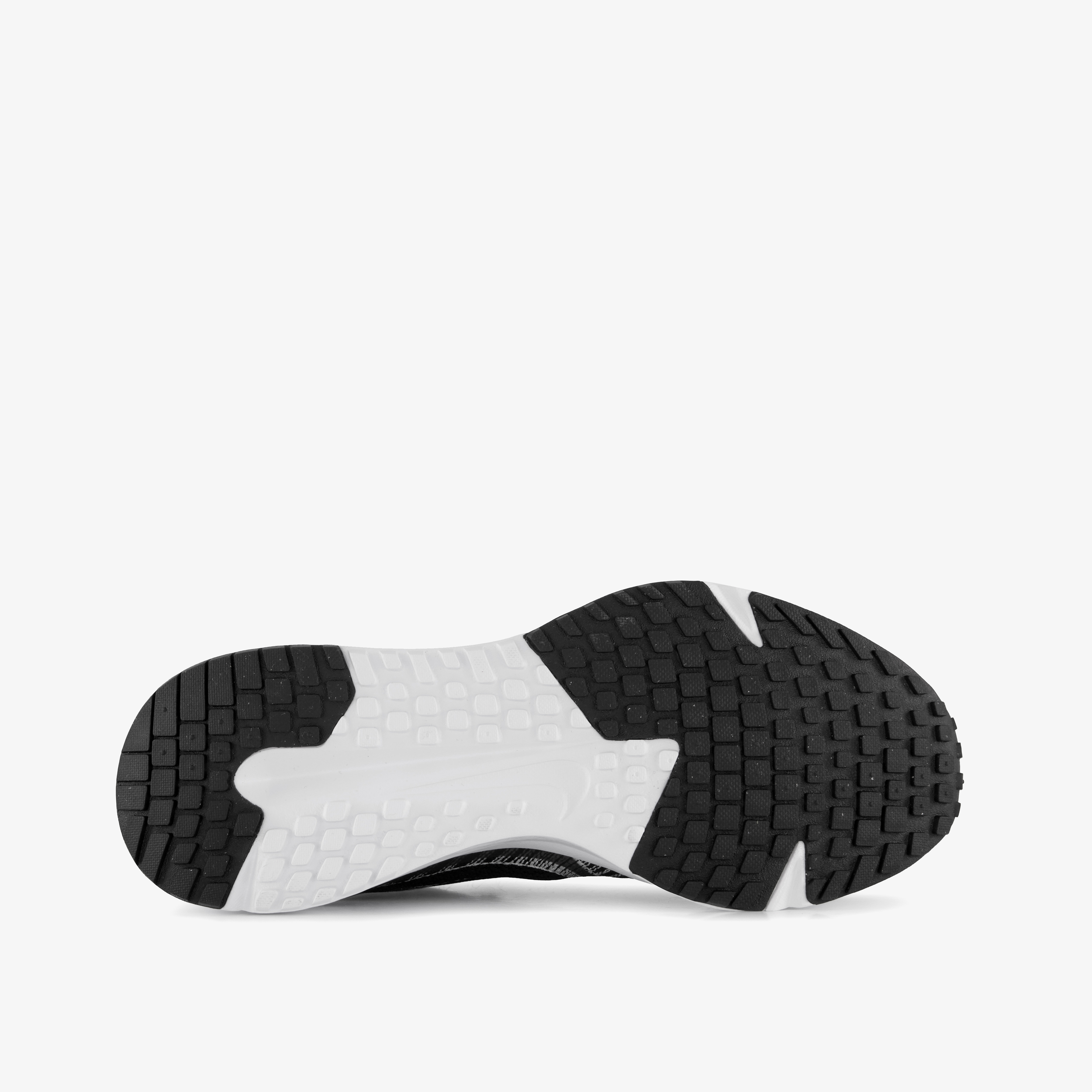 Nike Run Defy heren hardloopschoenen zwart wit, foto 4