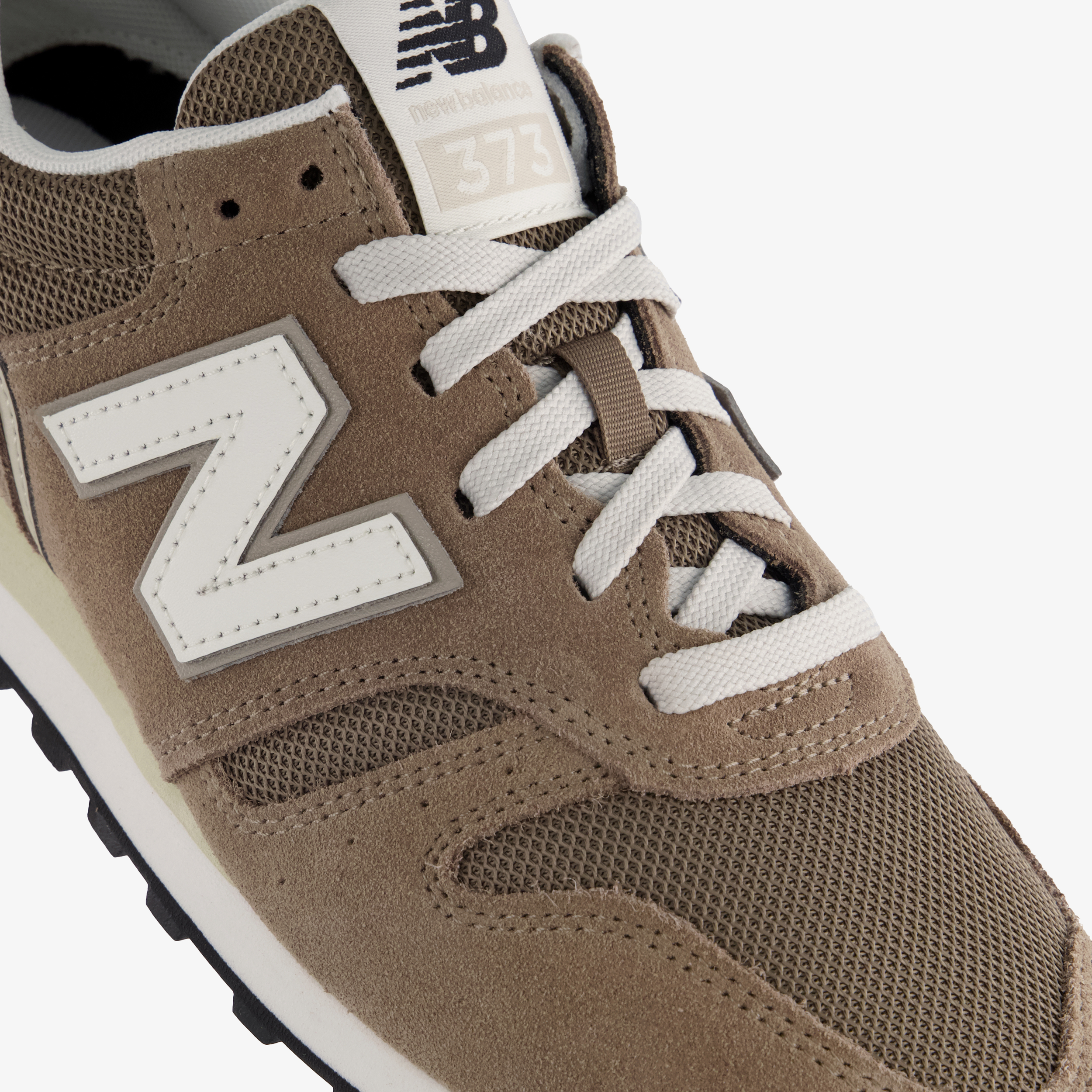 New Balance 373 suède heren sneakers bruin beige, foto 2