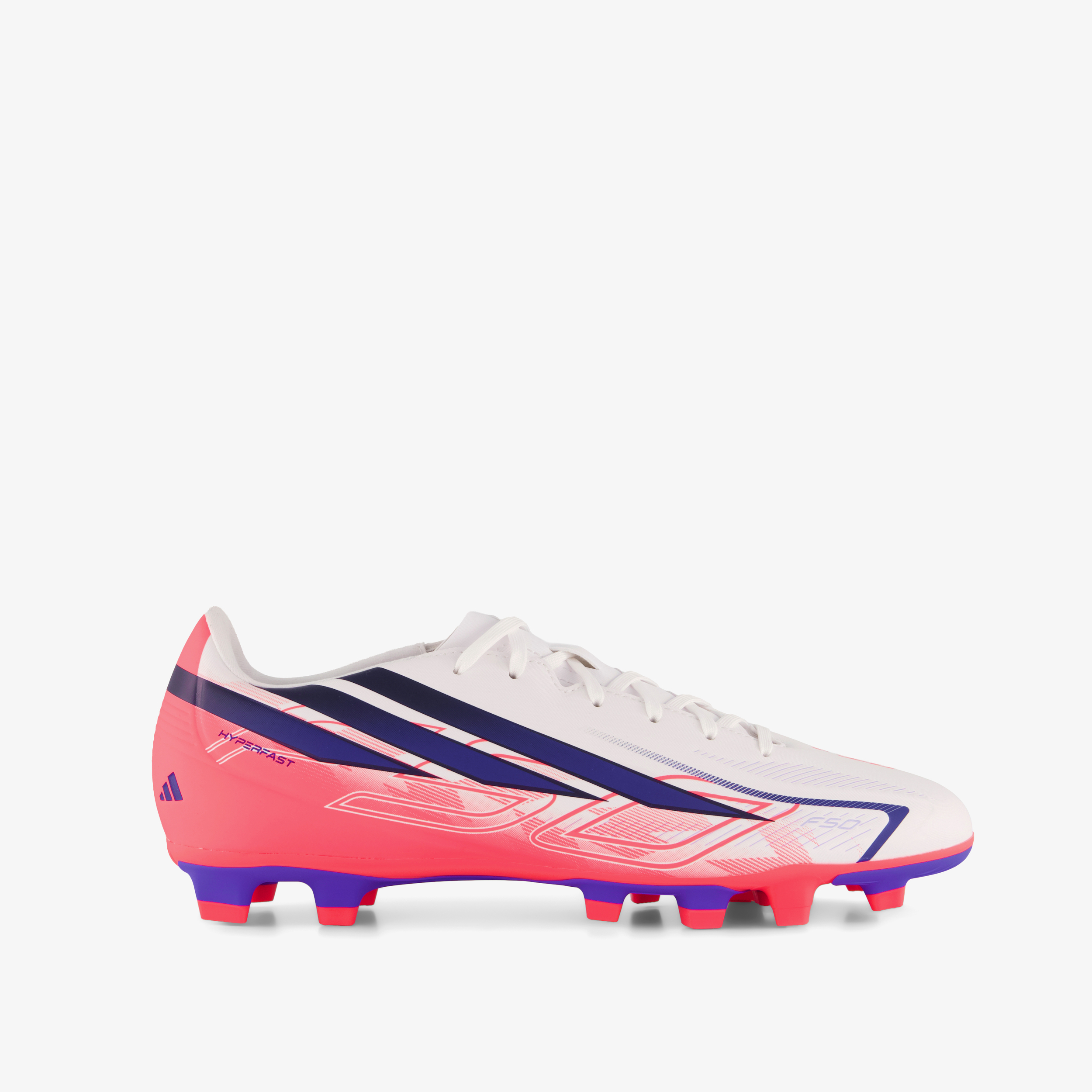 Adidas F50 Hyperfast Club MG heren voetbalschoenen wit roze, foto 7