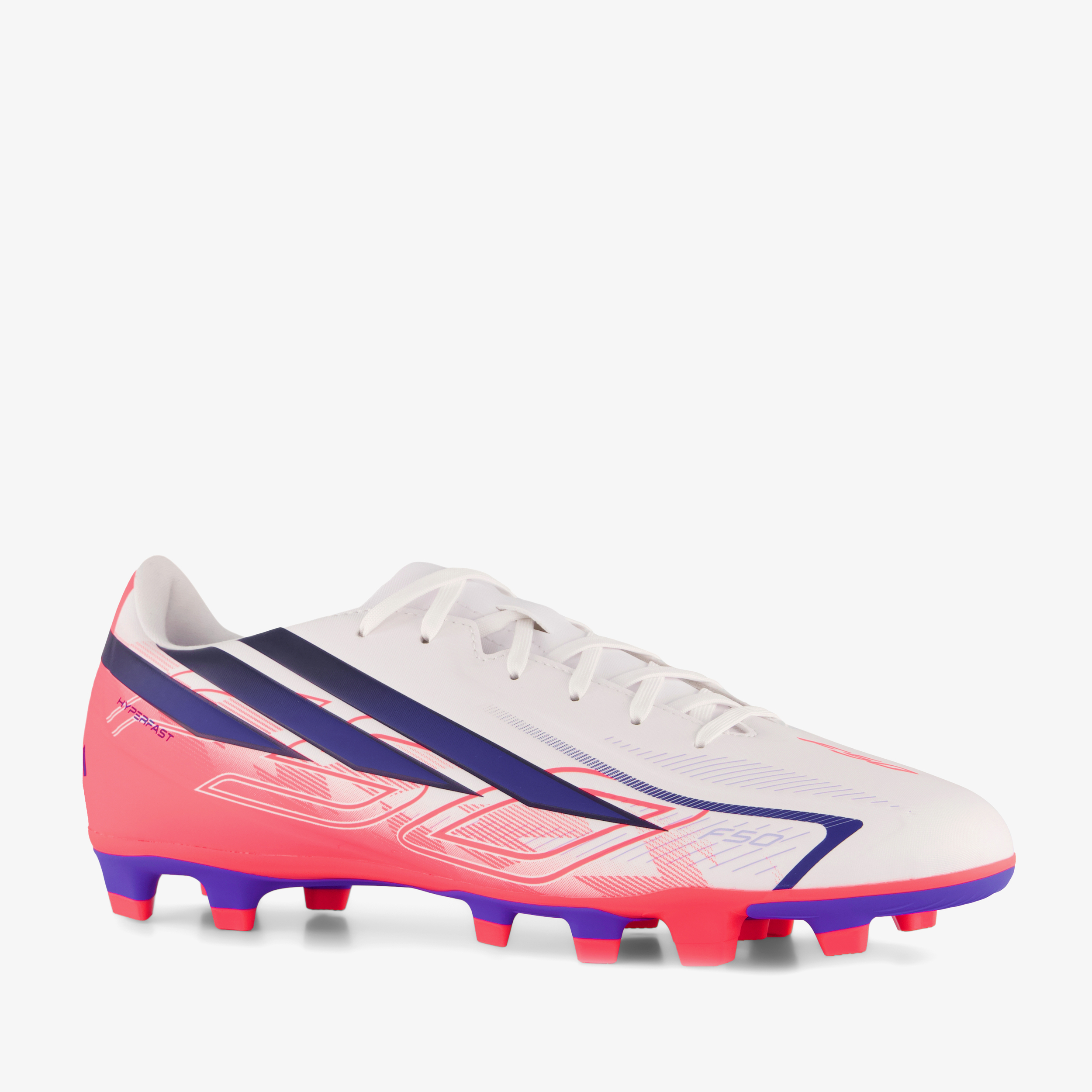 Adidas F50 Hyperfast Club MG heren voetbalschoenen wit roze, foto 8