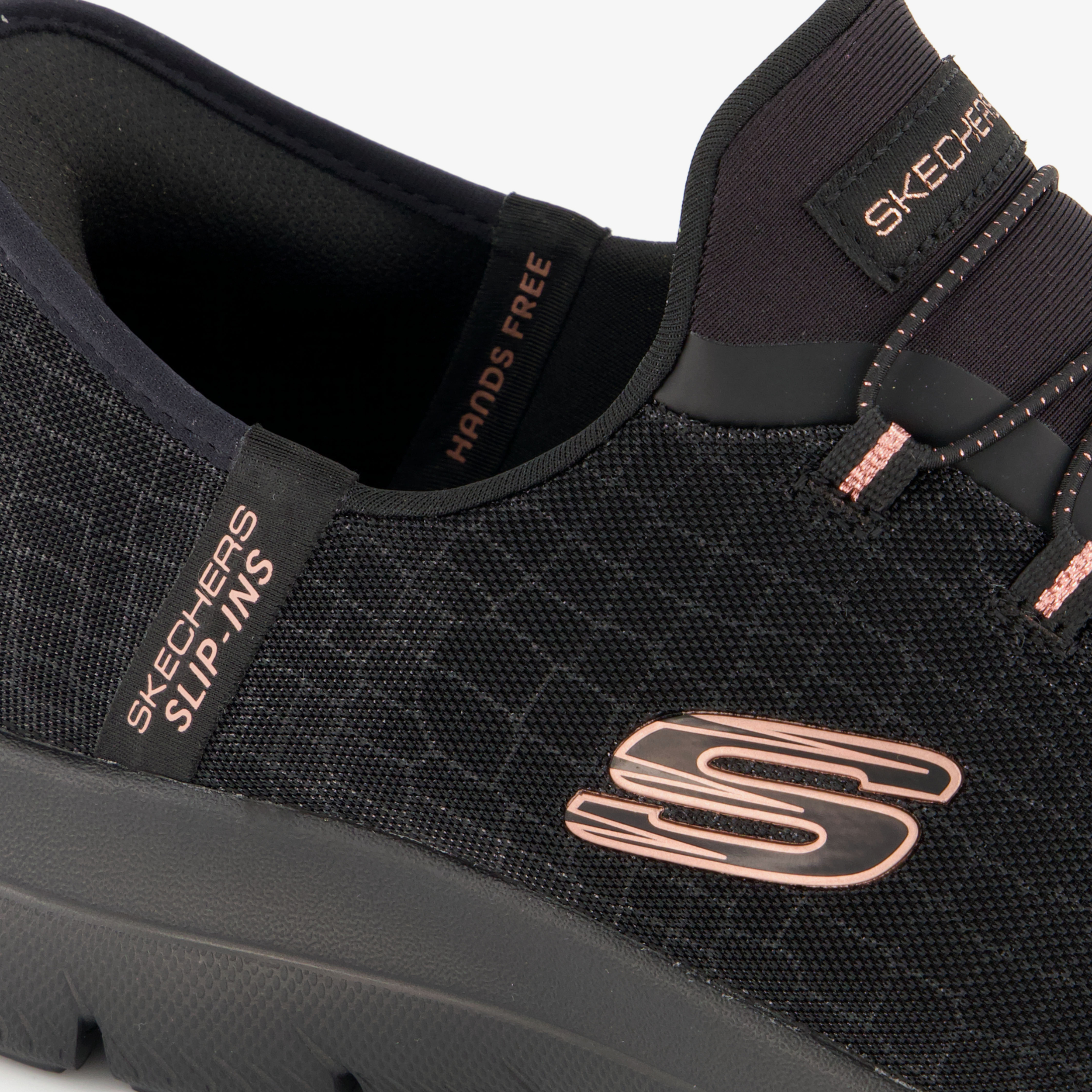 Skechers Slip-ins Summits Classy Night sneakers zwart, foto 3