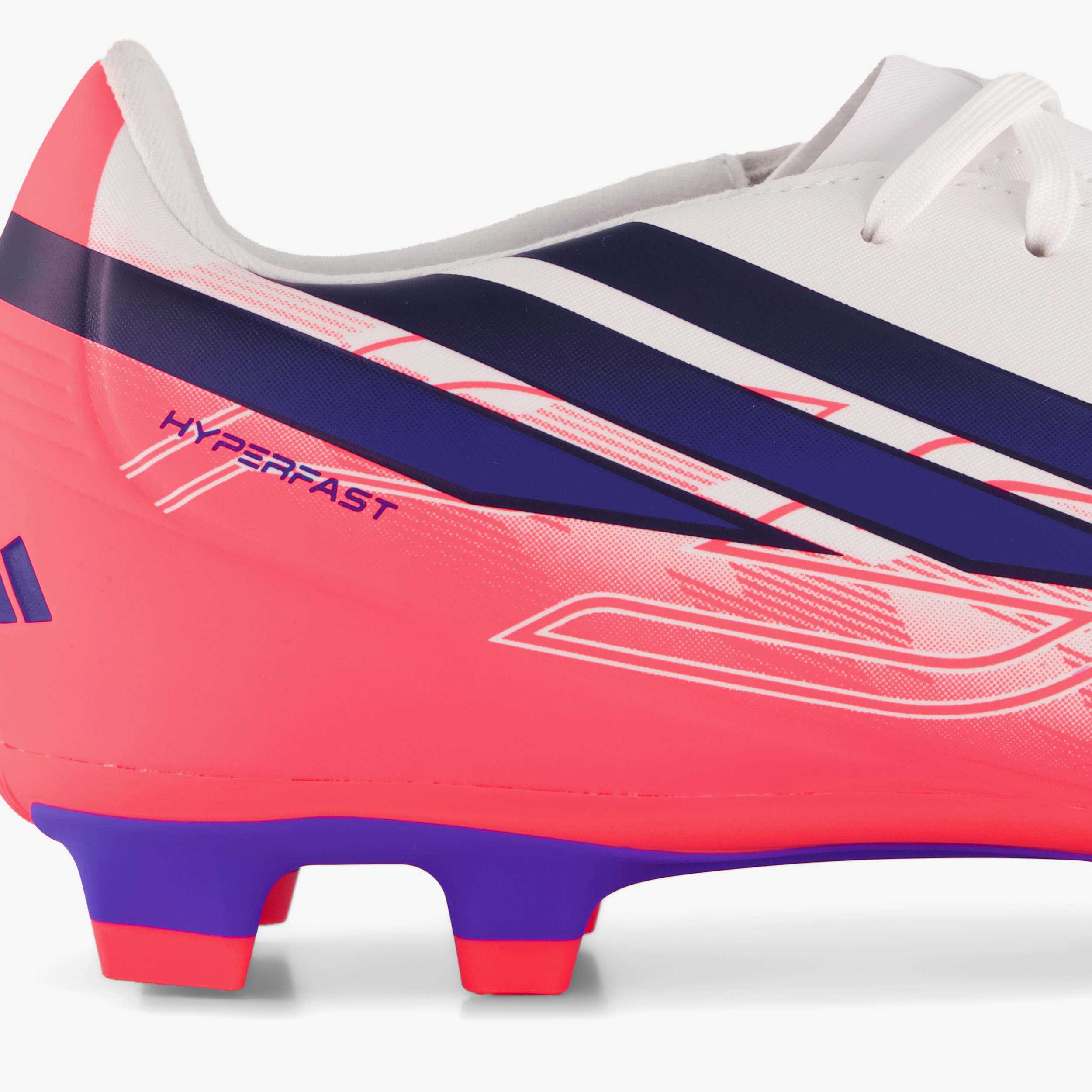 Adidas F50 Hyperfast Club MG heren voetbalschoenen wit roze, foto 3