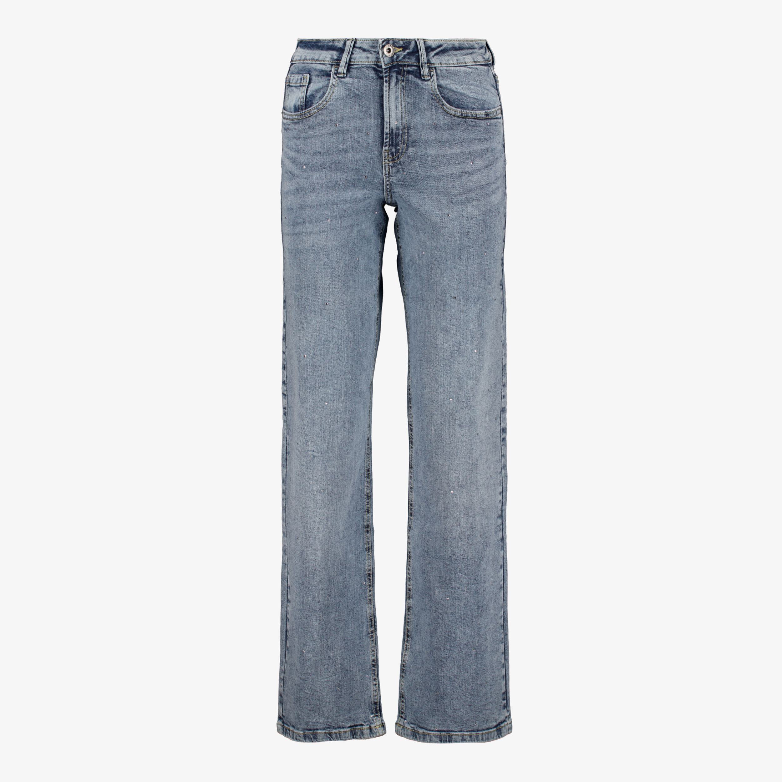 TwoDay dames wide leg jeans met strass lengte 31
