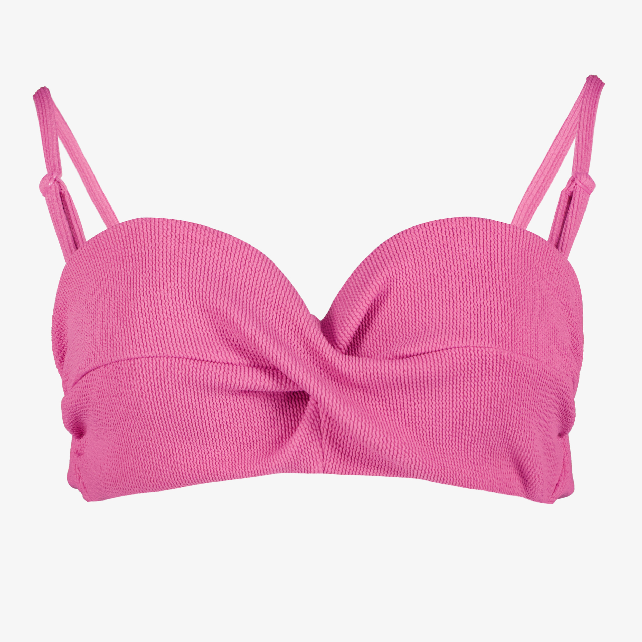 Osaga voorgevormde dames bikinitop met structuur roze, foto 3
