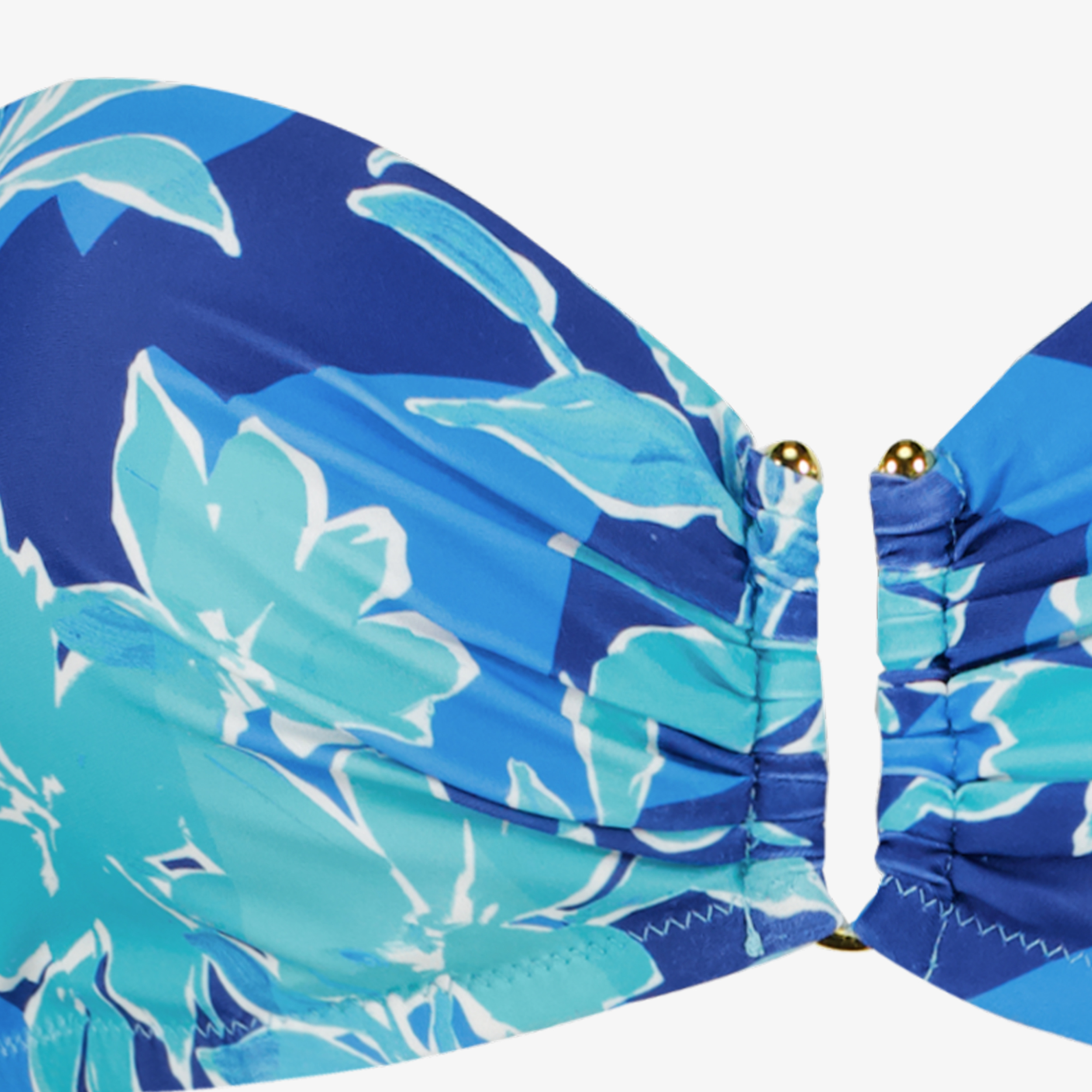 Osaga dames bikinitop met bloemenprint blauw, foto 2