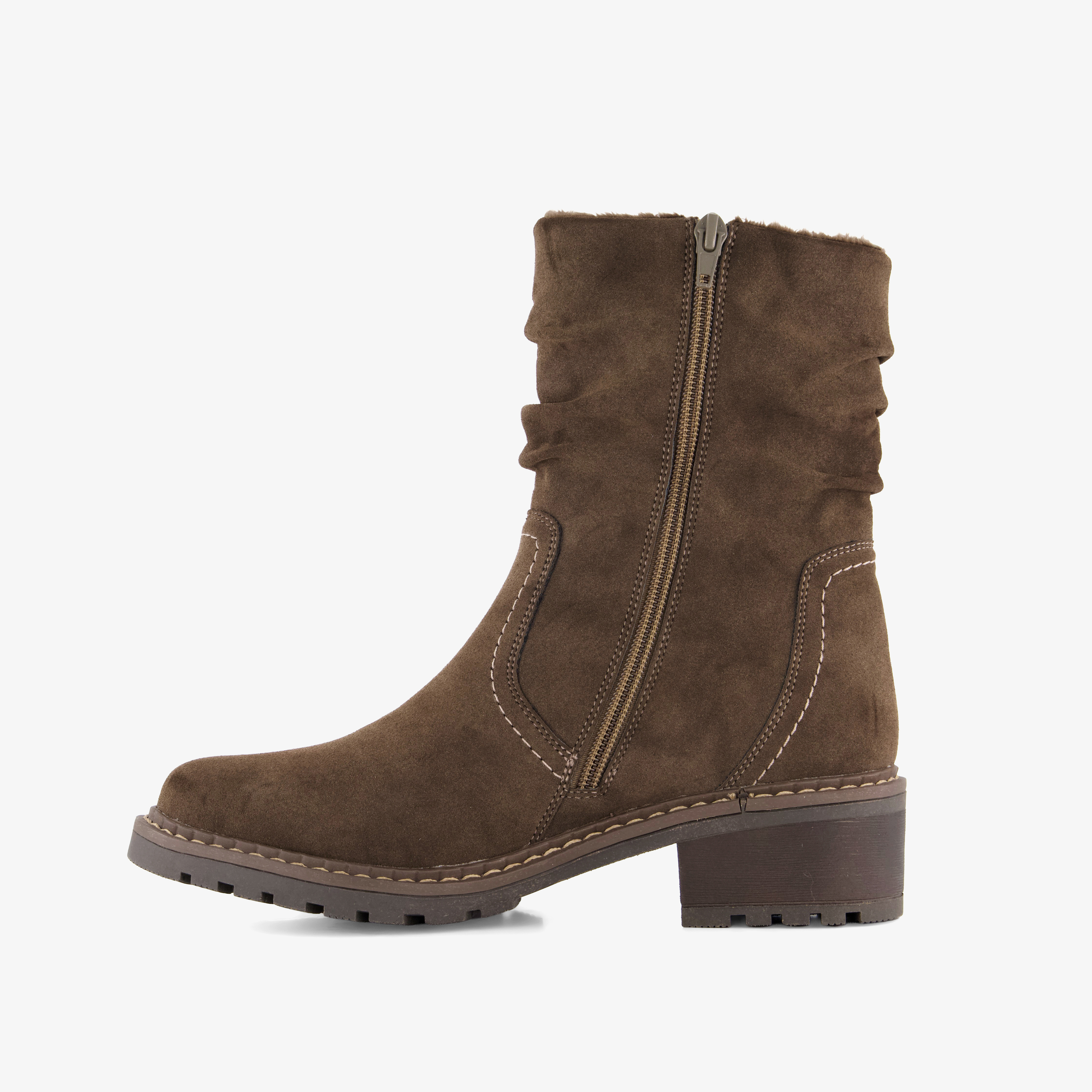 Blue Box gevoerde dames boots bruin