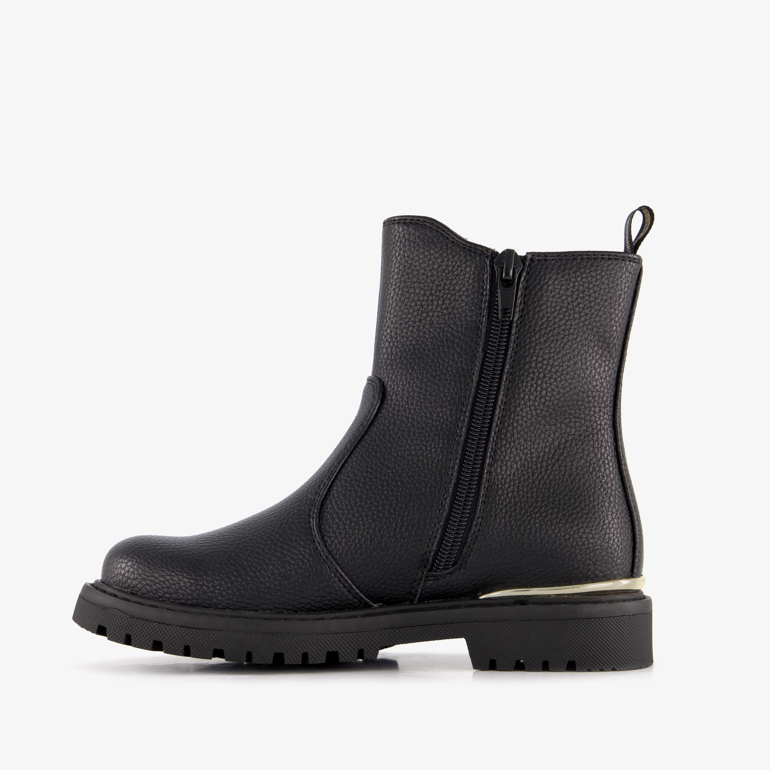 Blue Box meisjes Chelsea boots met studs zwart