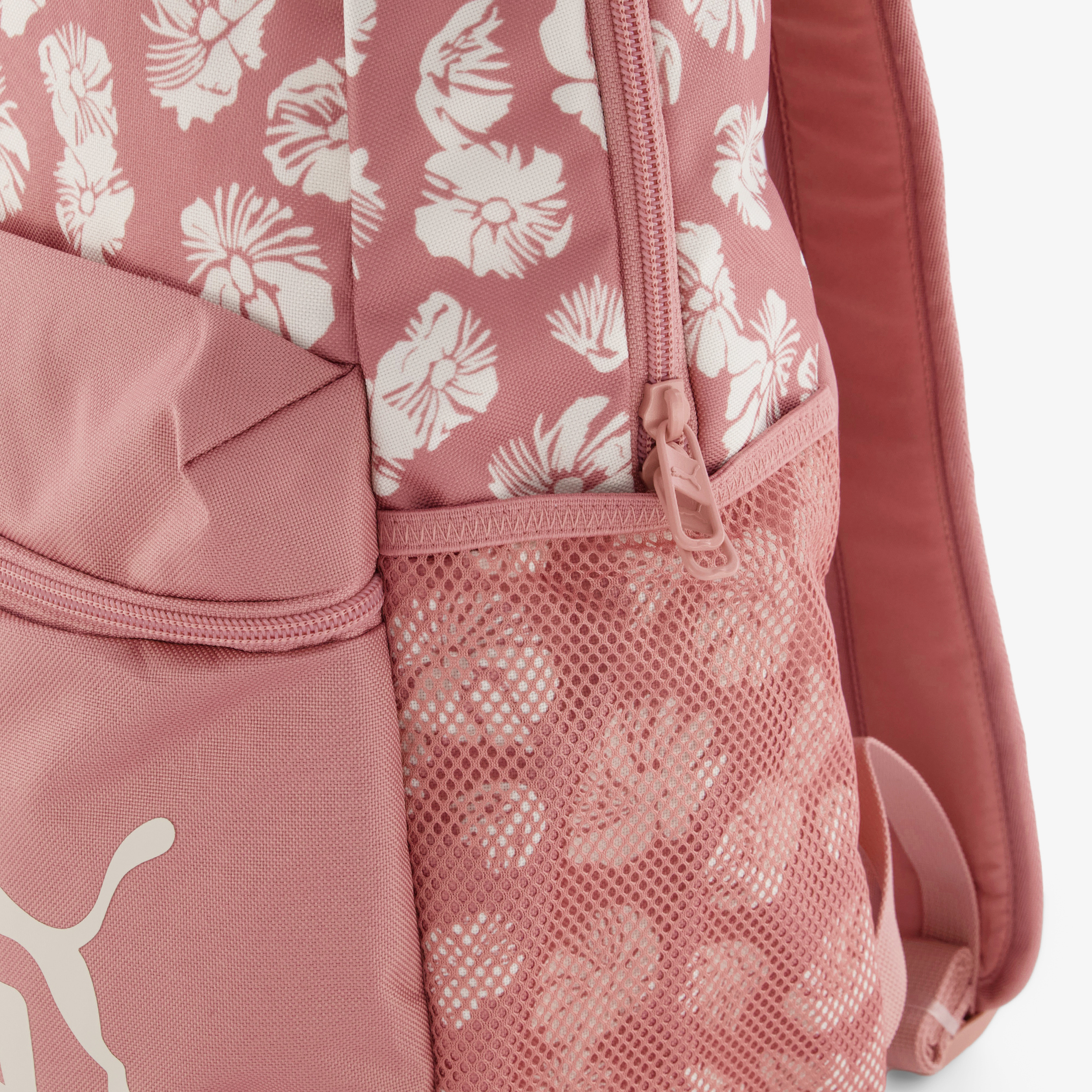 Puma Phase AOP rugzak met bloemenprint roze 22 liter, foto 2