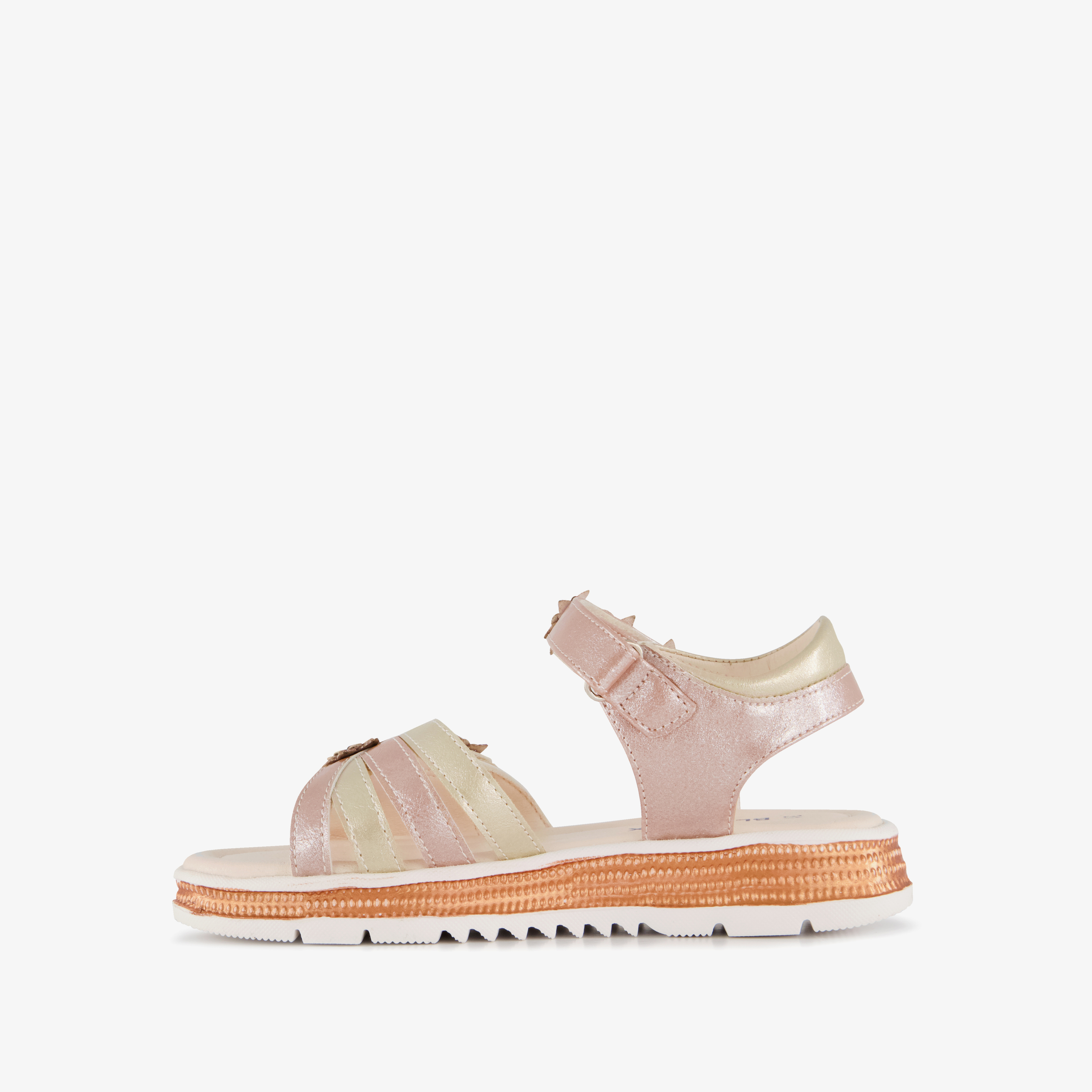 Blue Box meisjes sandalen roze brons
