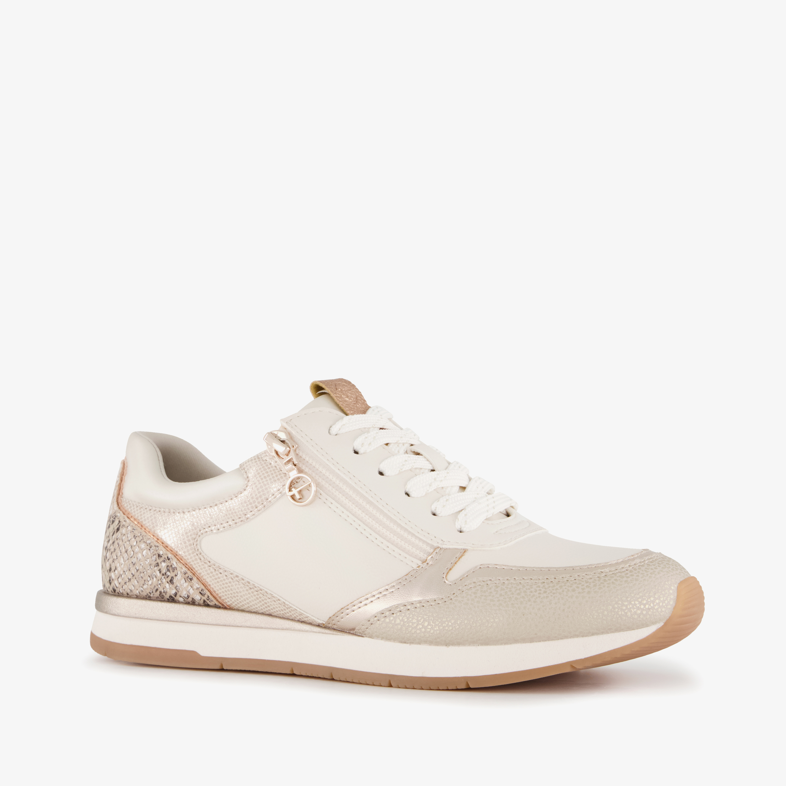 Tamaris sneakers dames beige, foto 7
