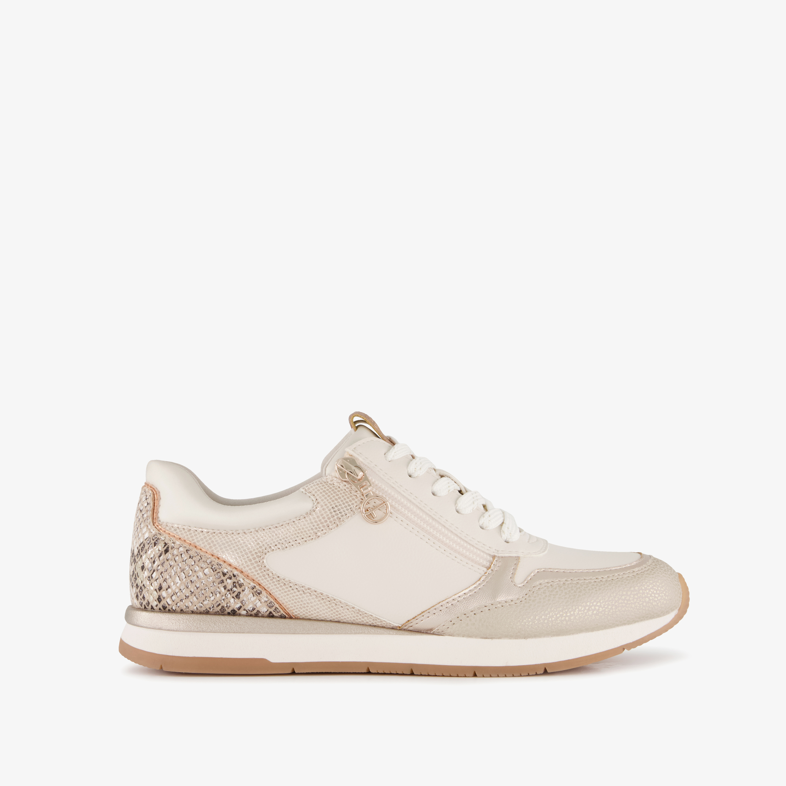 Tamaris sneakers dames beige, foto 6