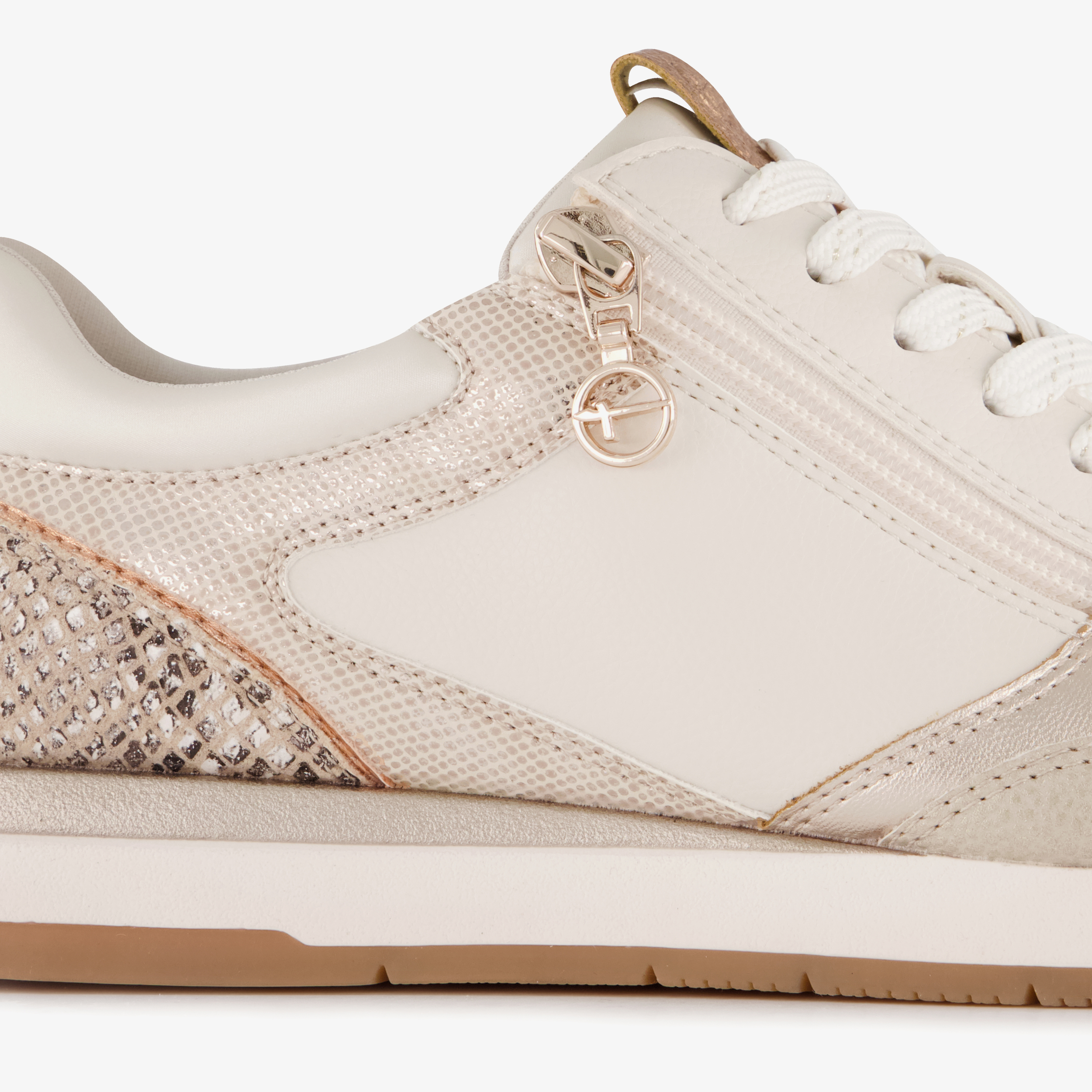 Tamaris sneakers dames beige, foto 2