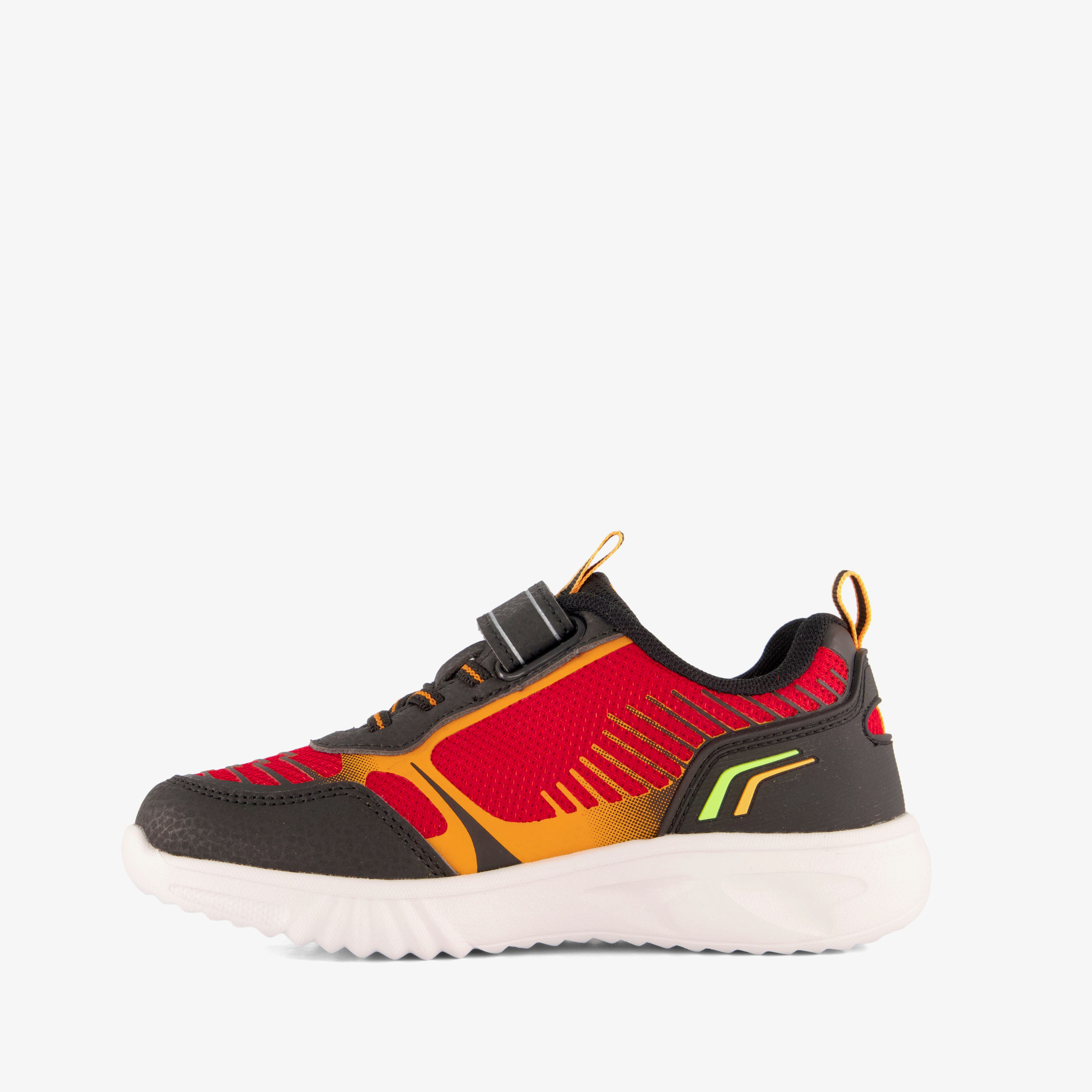 Blue Box jongens sneakers met lichtjes rood zwart