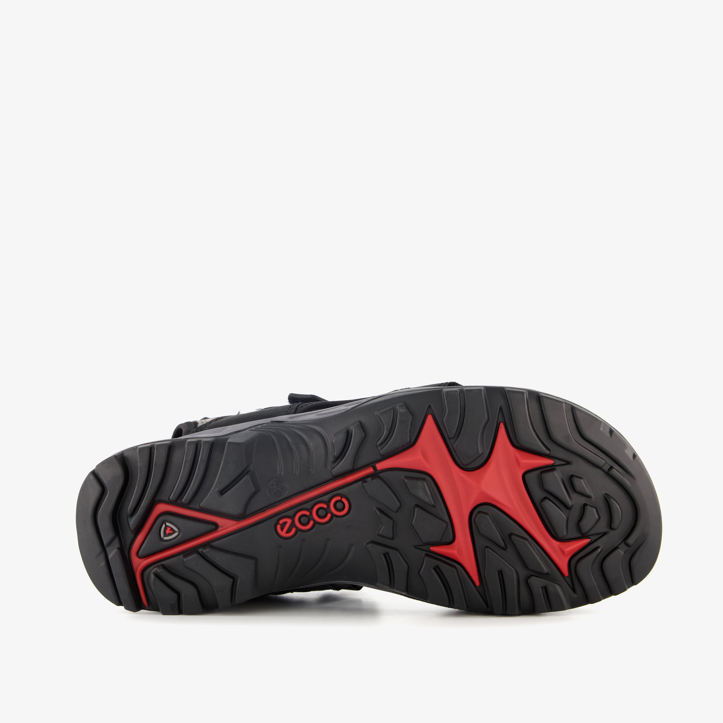 Ecco Offroad leren heren sandalen zwart, foto 4