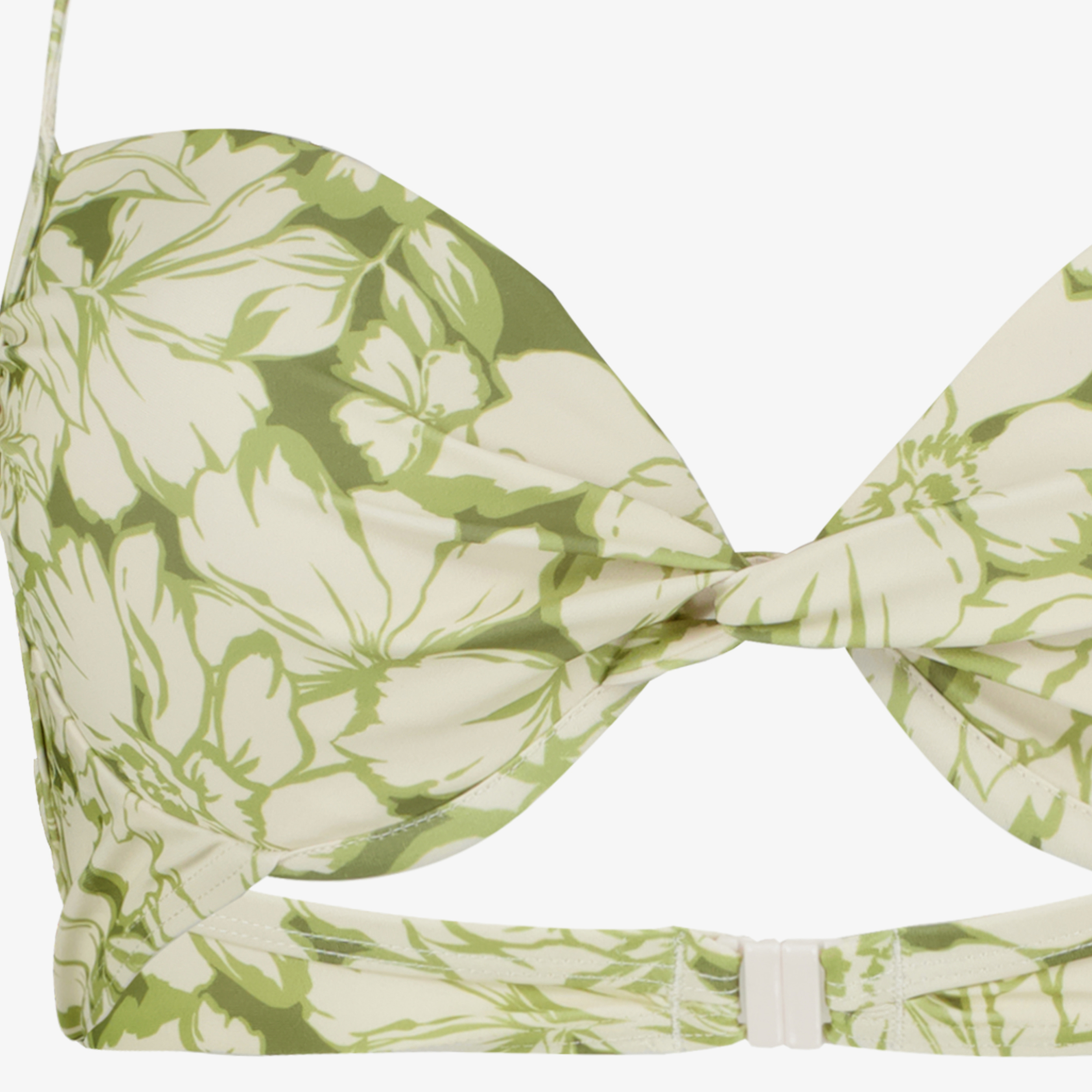 Osaga voorgevormde dames bikinitop met bloemenprint groen, foto 2