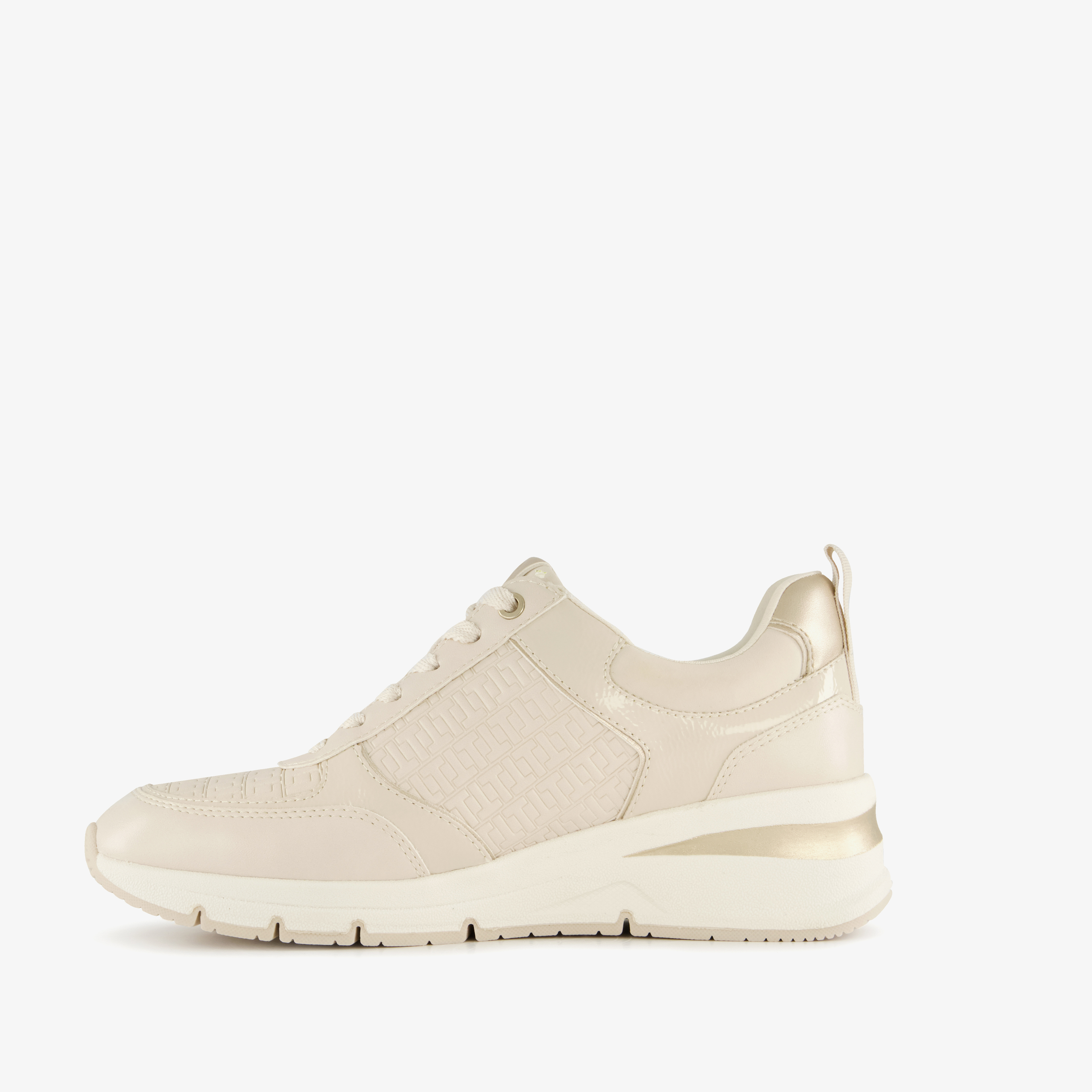Tamaris dames sneakers ivoor beige