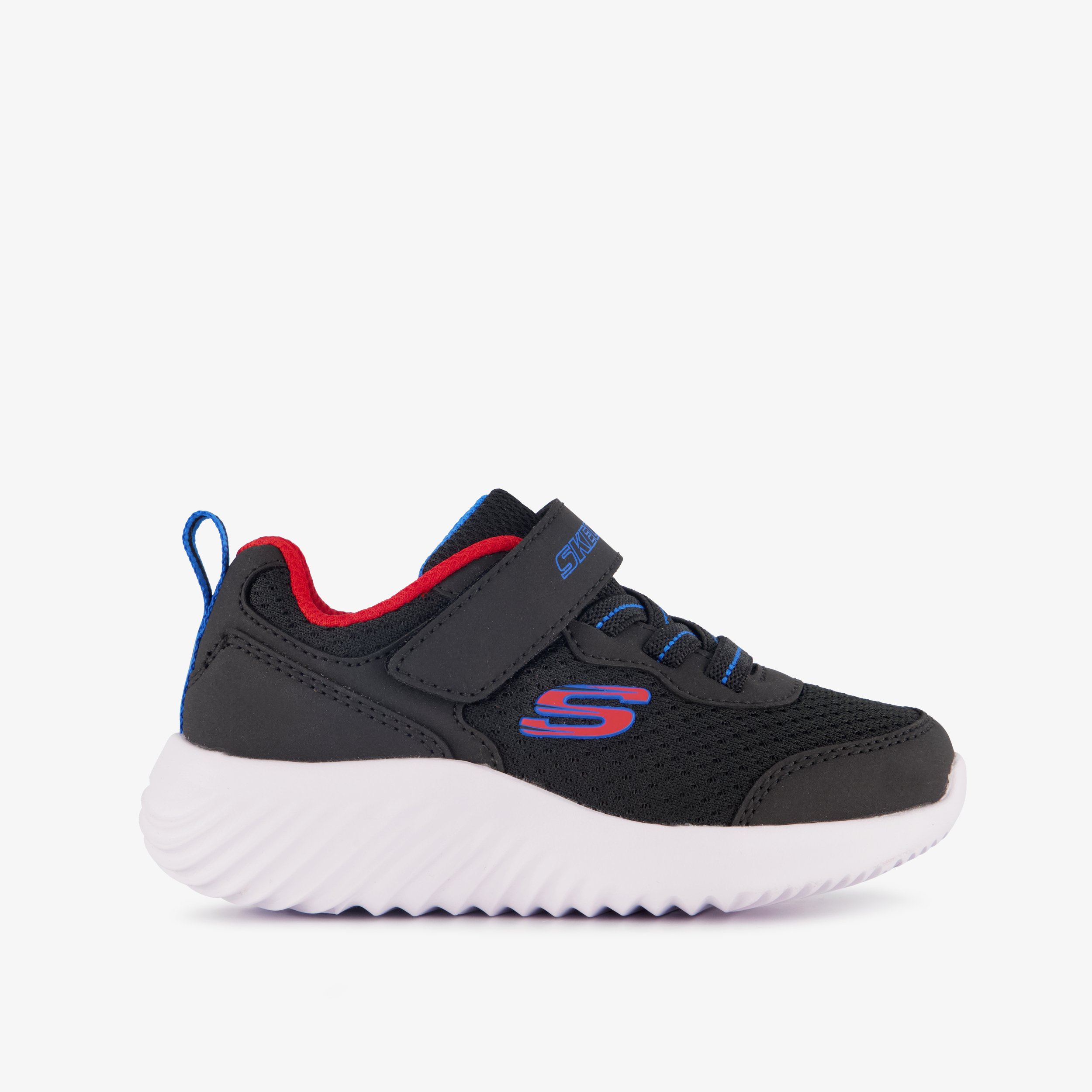 Skechers Bounder kinder sneakers zwart rood, foto 6