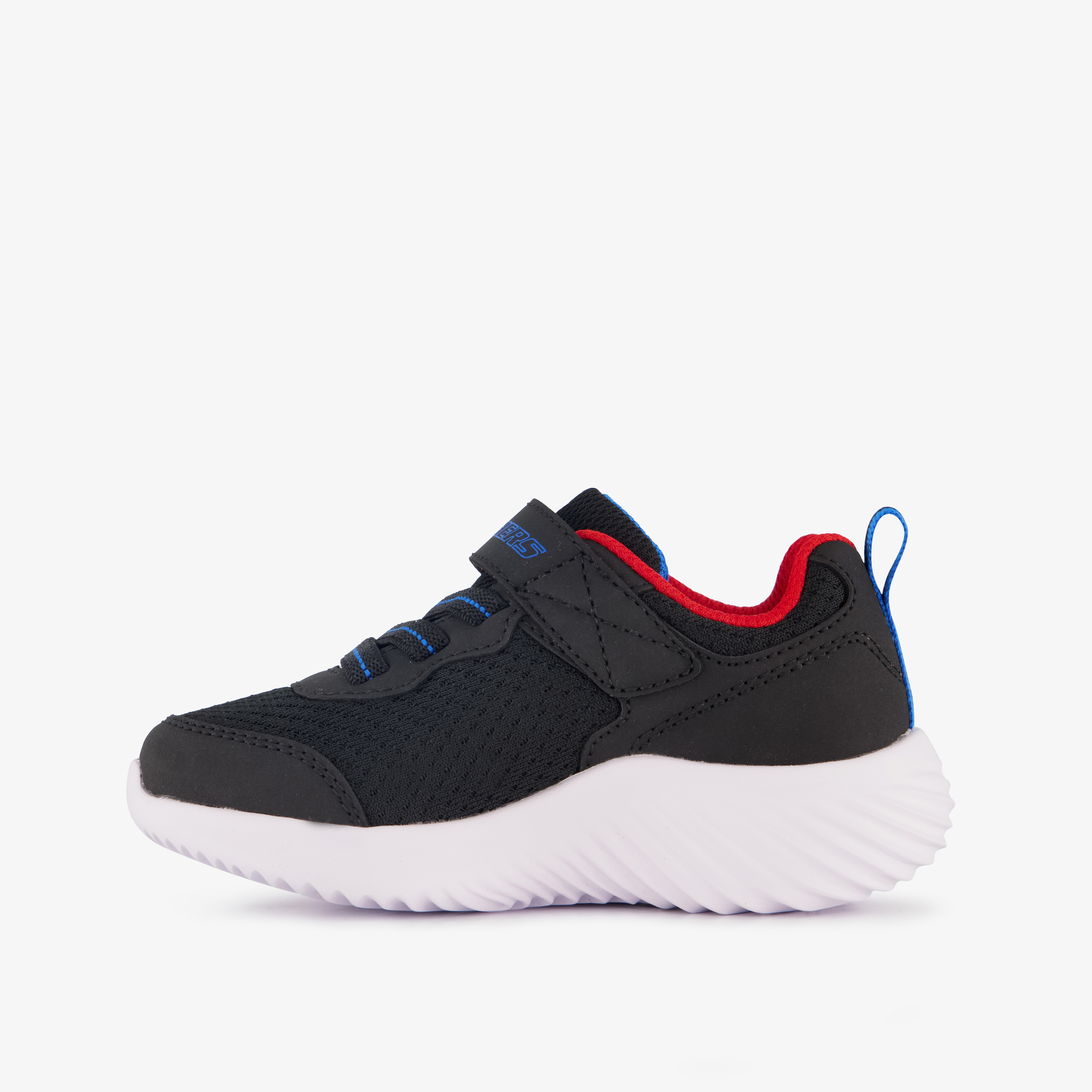 Skechers Bounder kinder sneakers zwart rood