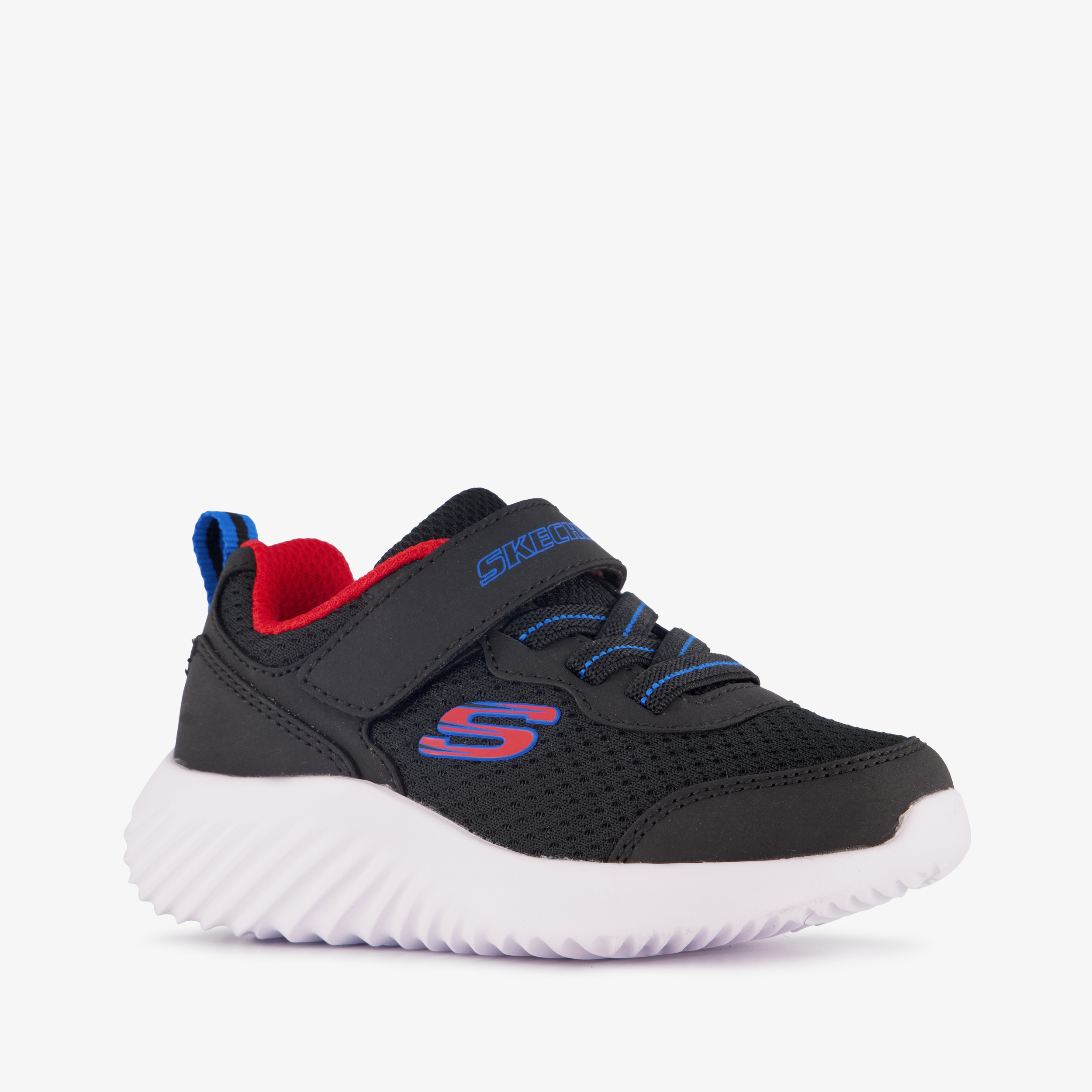 Skechers Bounder kinder sneakers zwart rood, foto 7