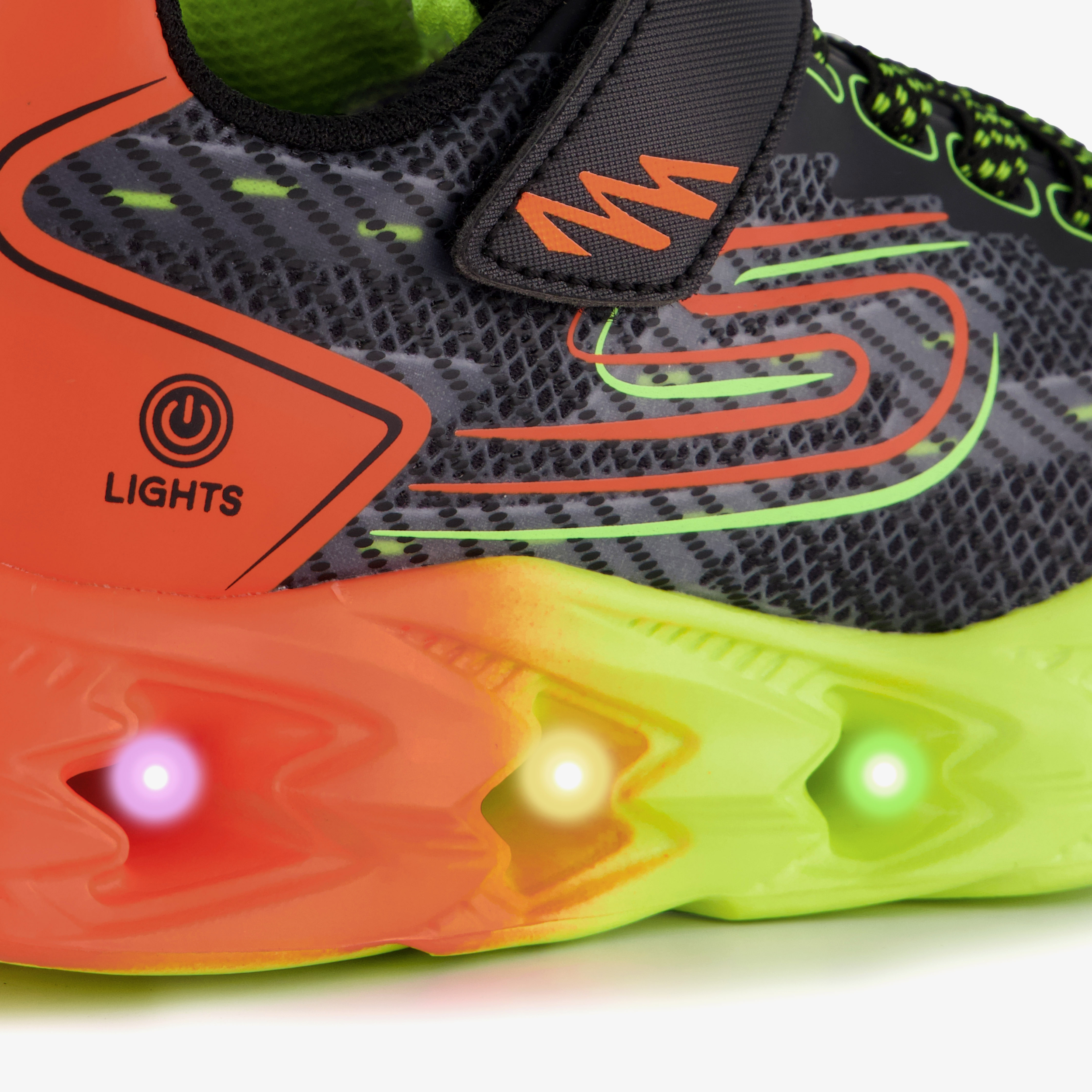 Skechers S-Lights Vortex 2.0 – Quantroid jongens sneakers zwart, foto 2
