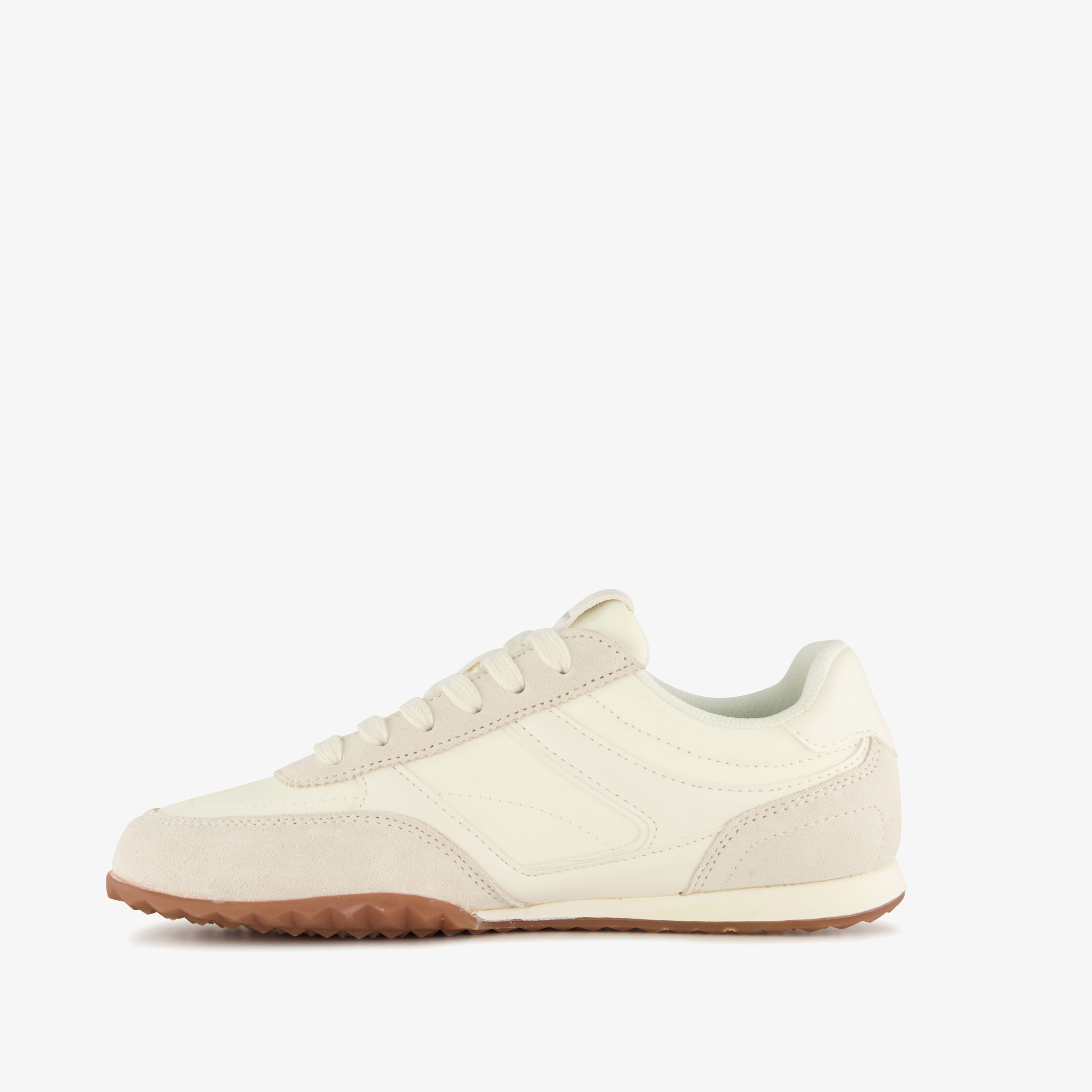 Hush Puppies suède dames sneakers wit