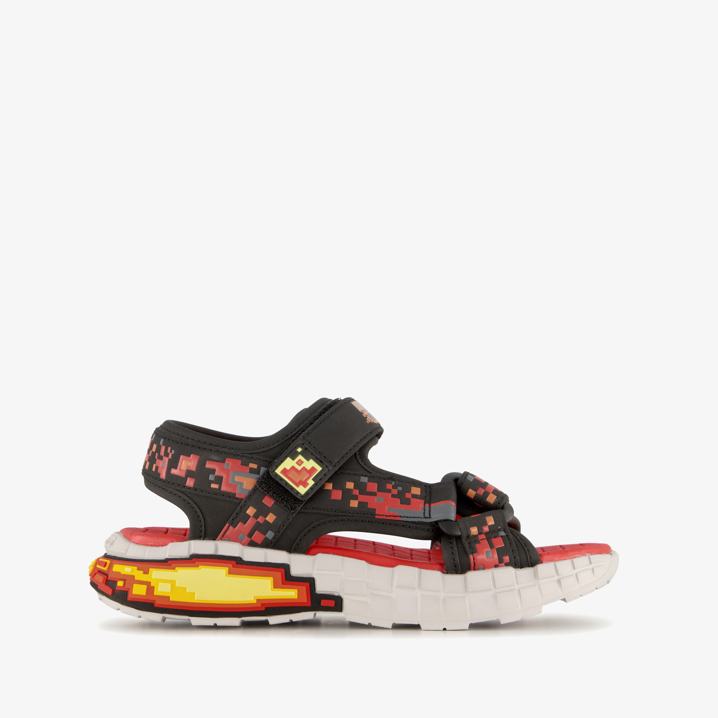 Skechers Mega-Splash 4K jongens sandalen zwart rood, foto 6