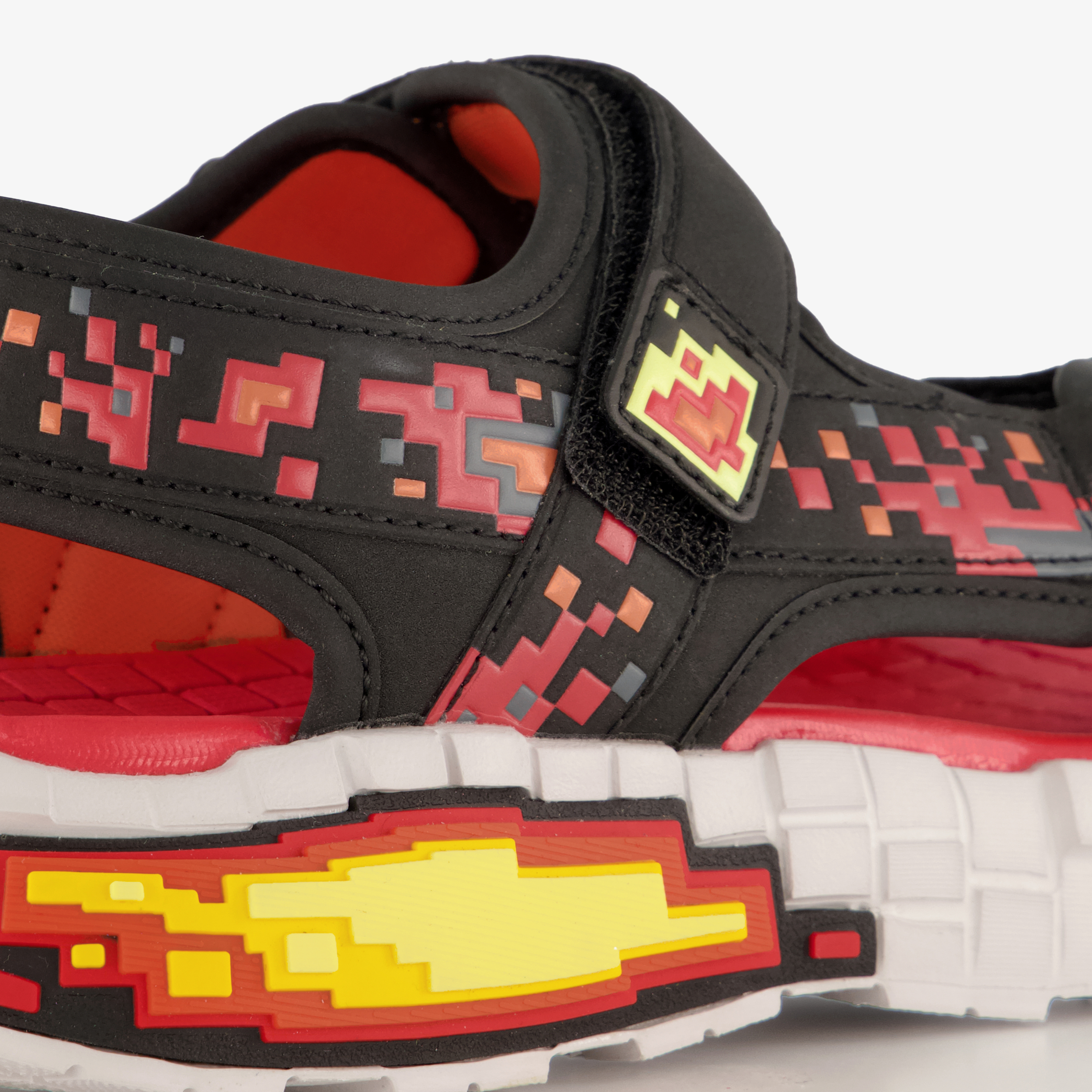 Skechers Mega-Splash 4K jongens sandalen zwart rood, foto 2