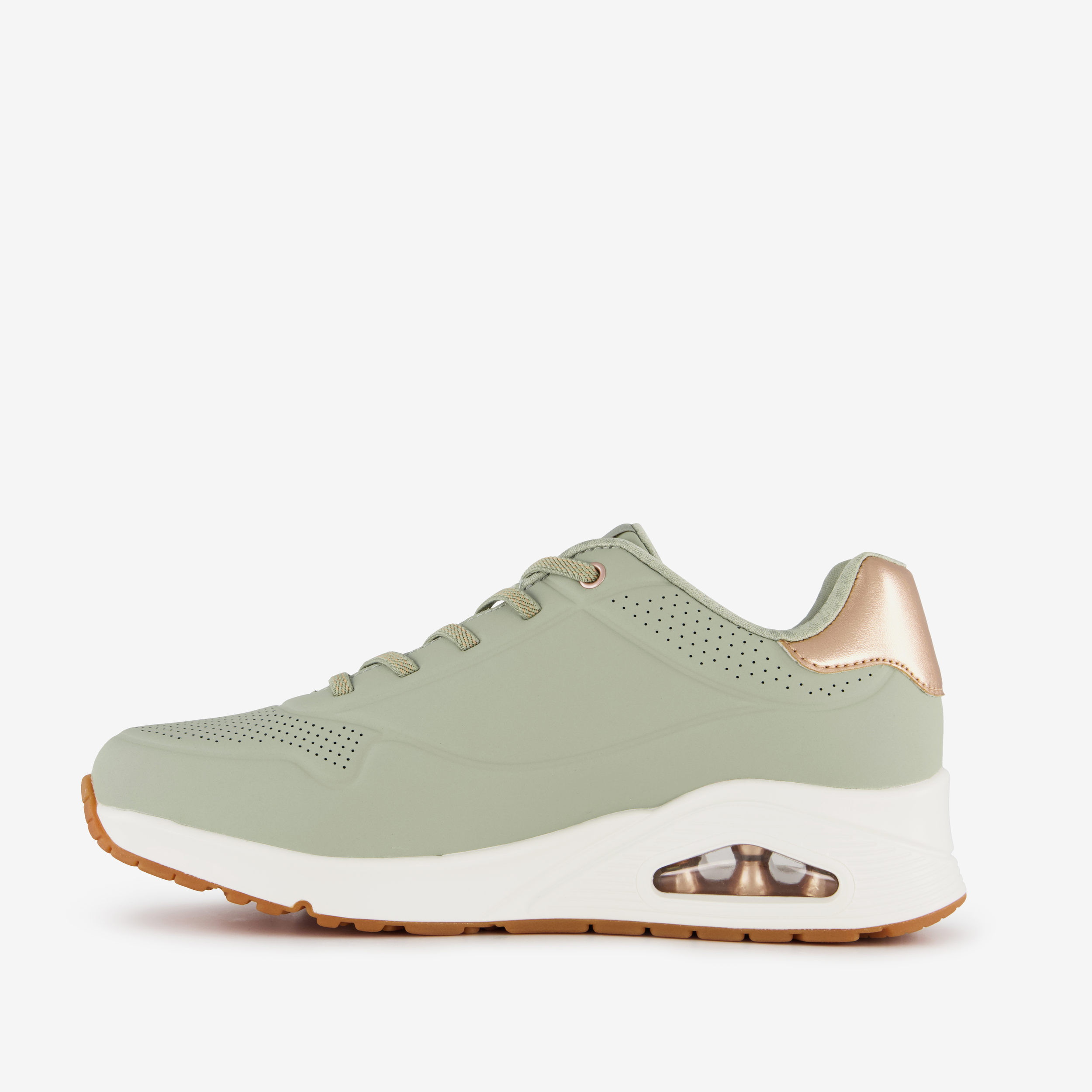Skechers Uno-Shimmer Away dames sneakers groen