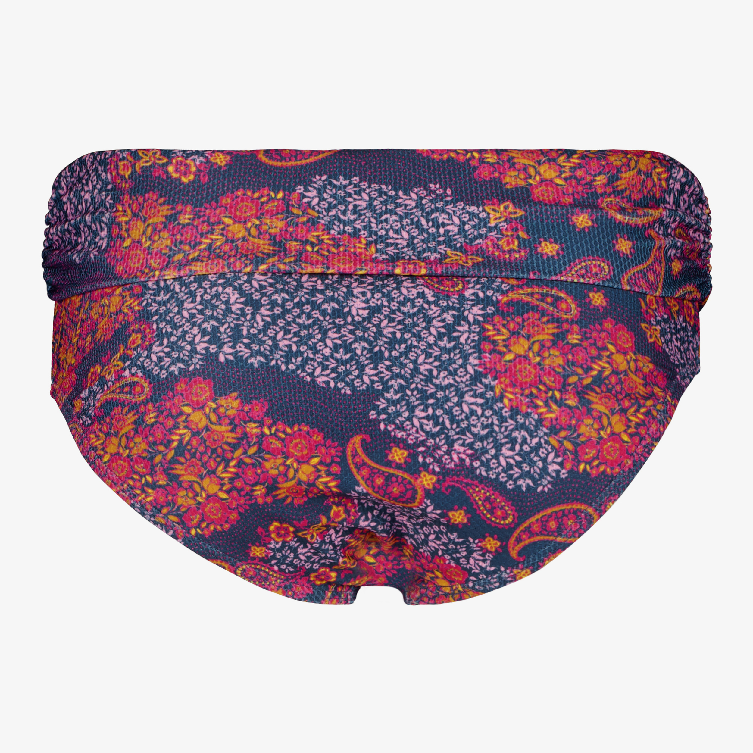 Osaga dames bikinibroekje met overslag print blauw