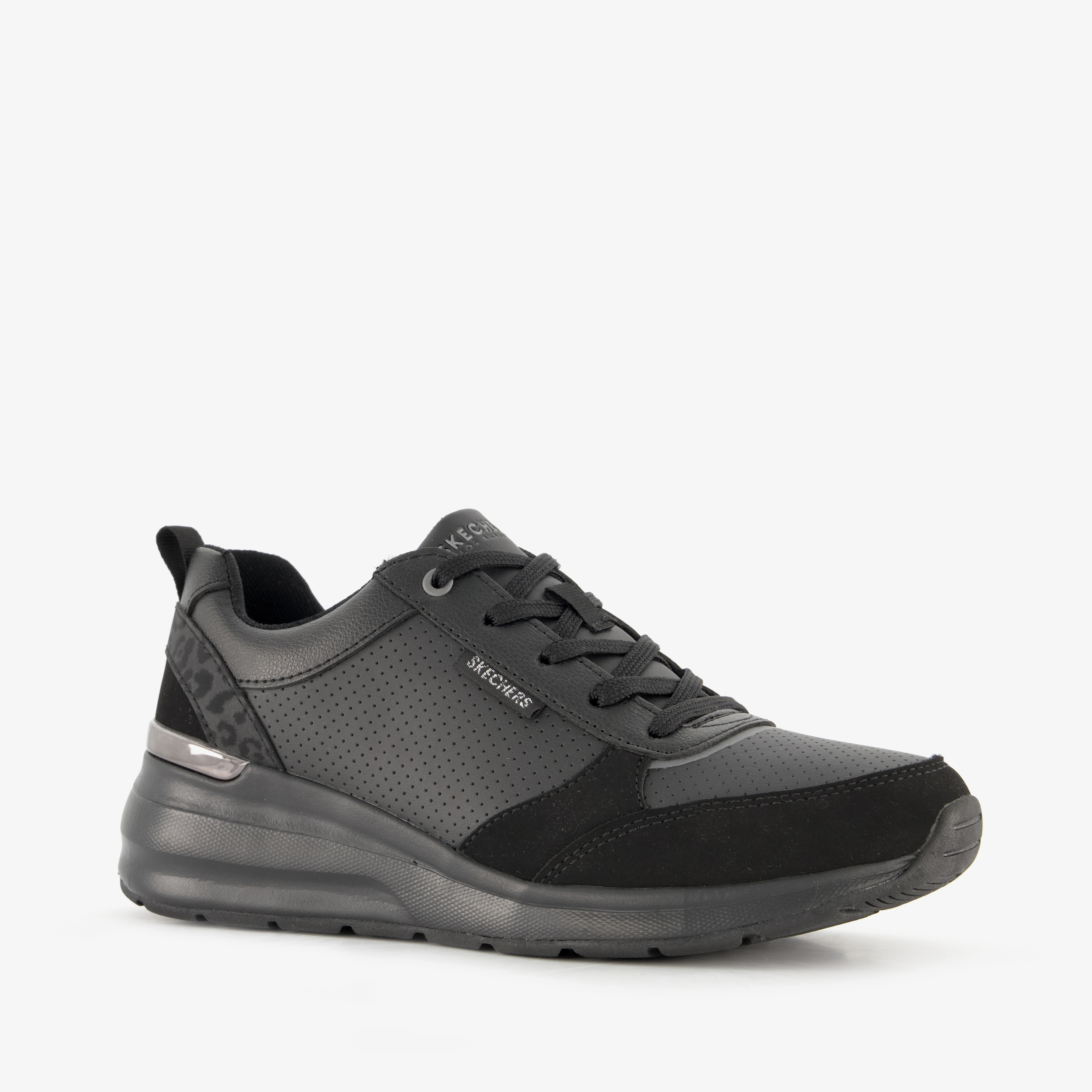 Skechers Billion Subtle Sports dames sneakers zwart, foto 7