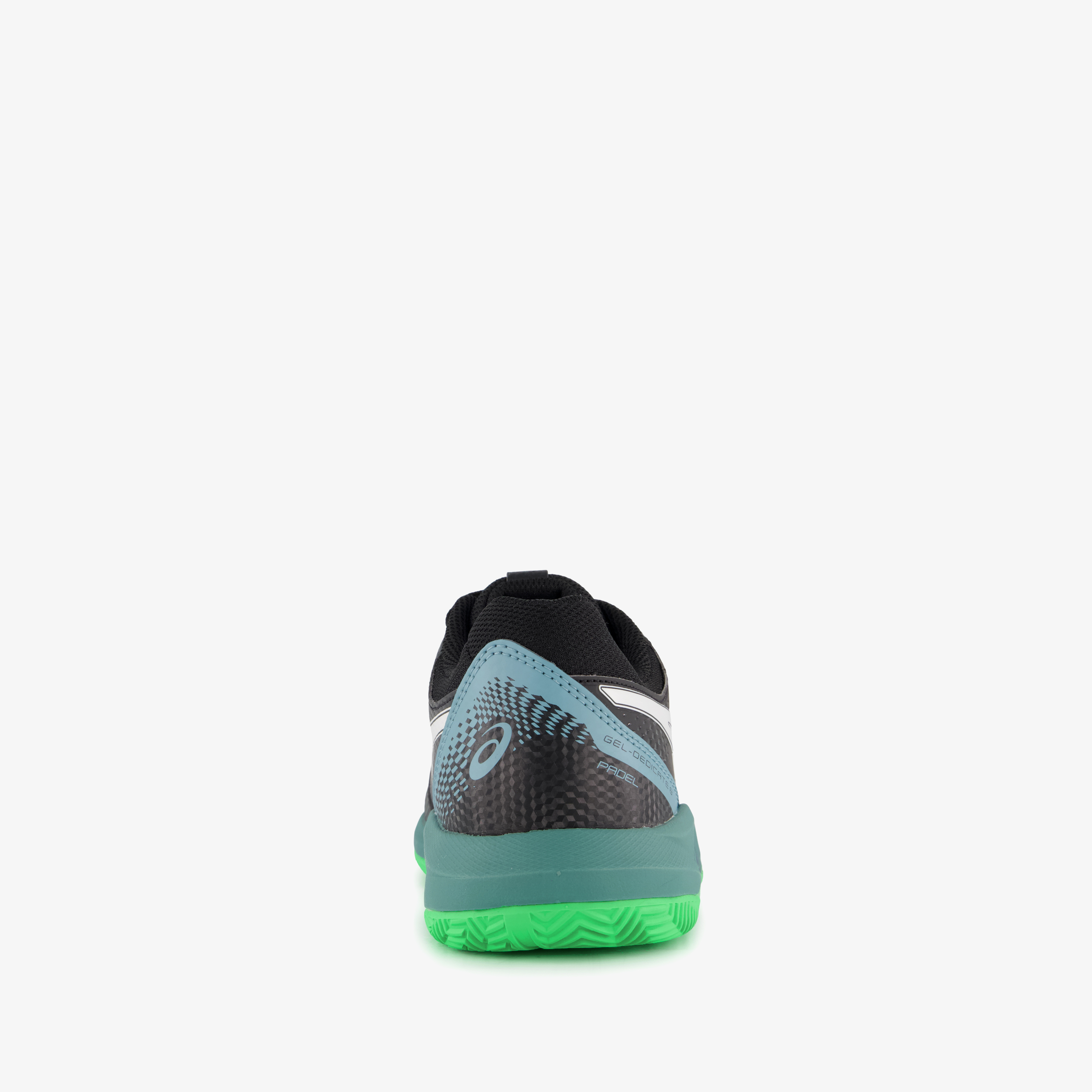 Asics Gel-Dedicate 8 heren padelschoenen zwart groen, foto 4