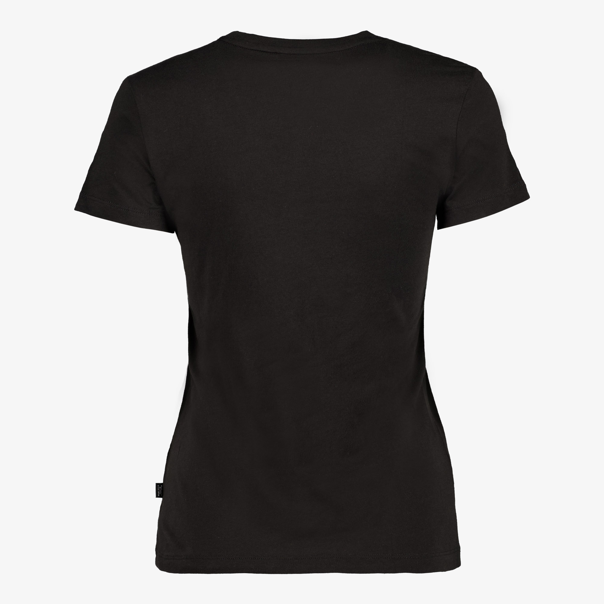 Puma Essentials Logo dames T-shirt zwart