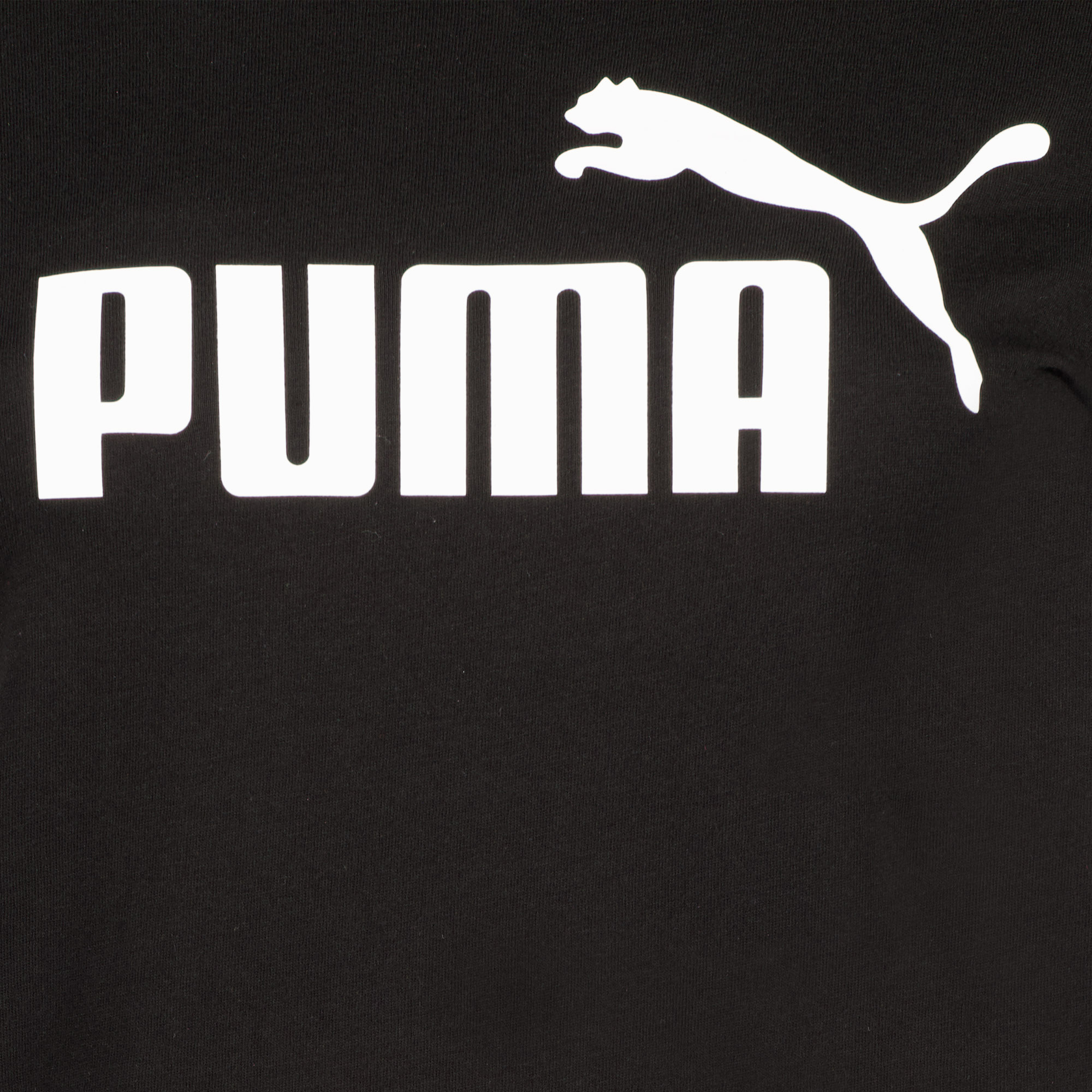 Puma Essentials Logo dames T-shirt zwart, foto 2