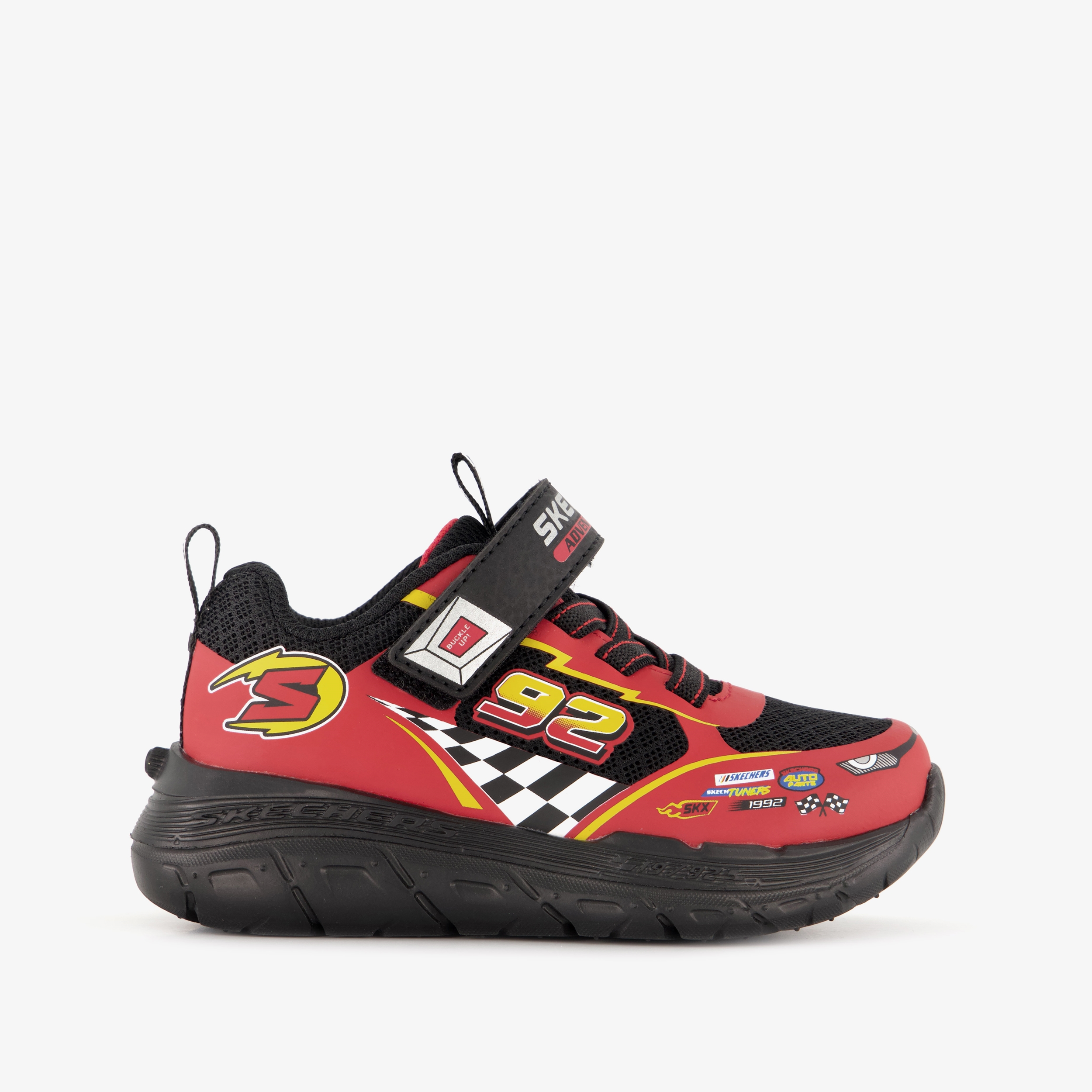 Skechers Skech Tracks jongens sneakers rood zwart, foto 6