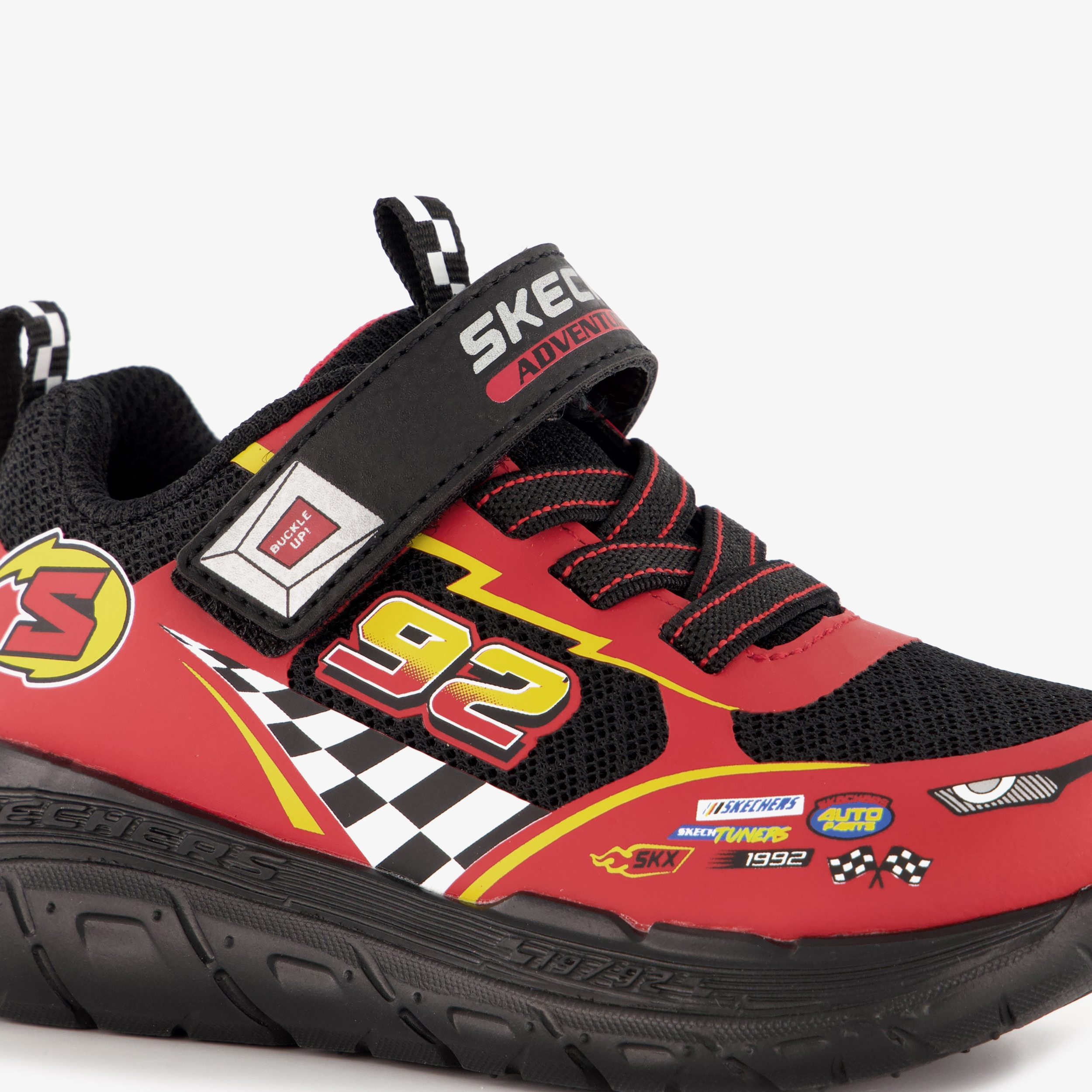 Skechers Skech Tracks jongens sneakers rood zwart, foto 2