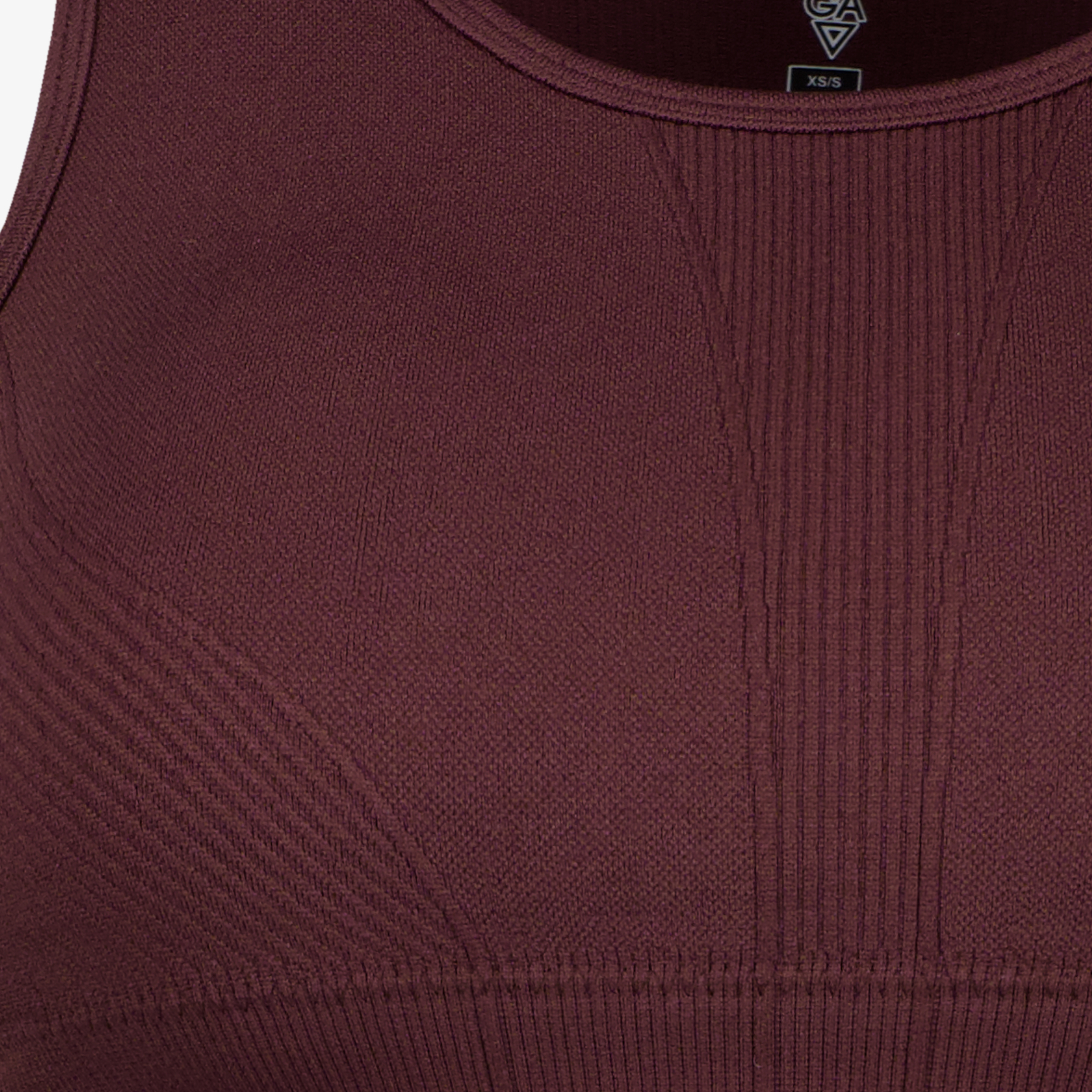 Osaga seamless dames yoga BH bordeauxrood, foto 2