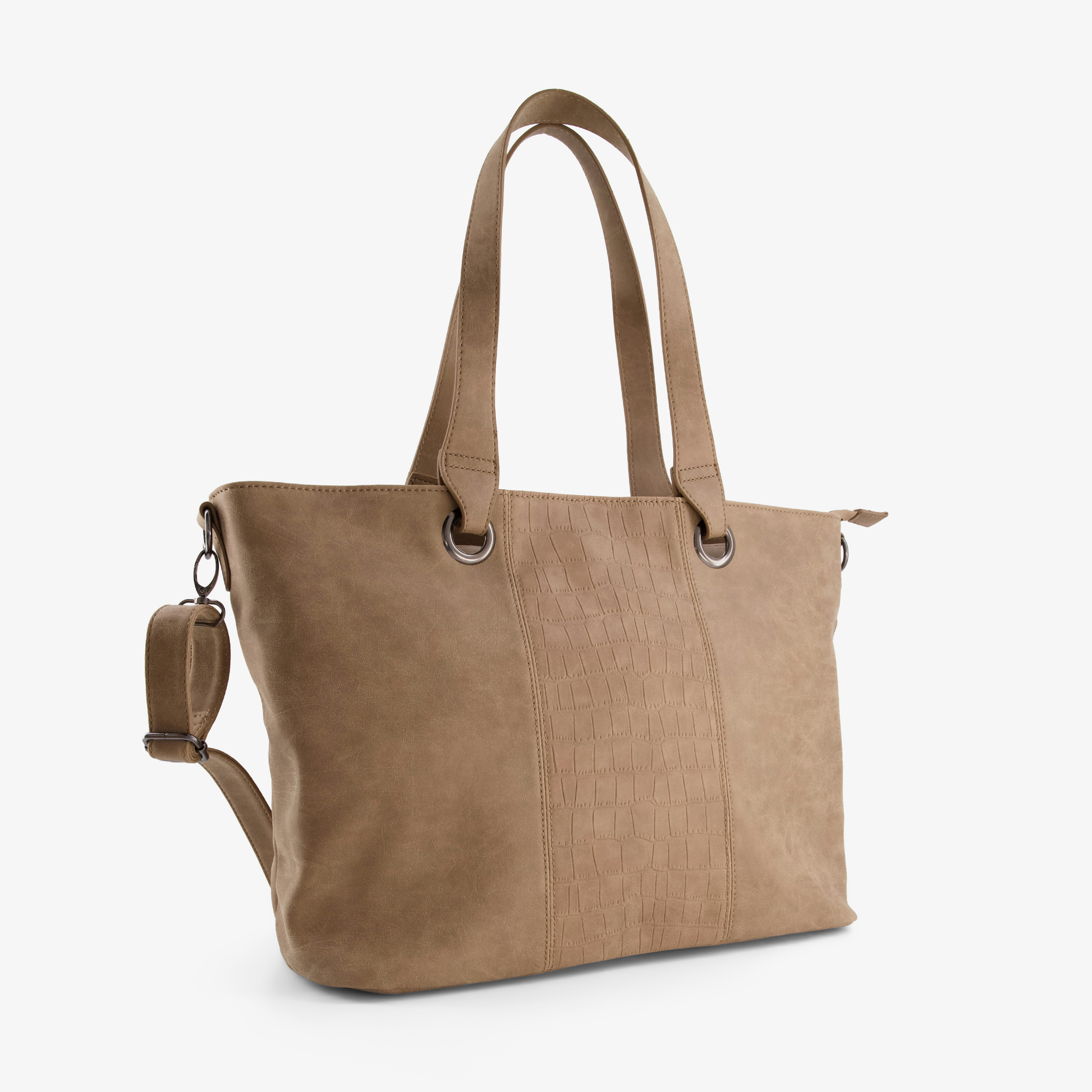 Renato Lucci dames shopper beige, foto 4