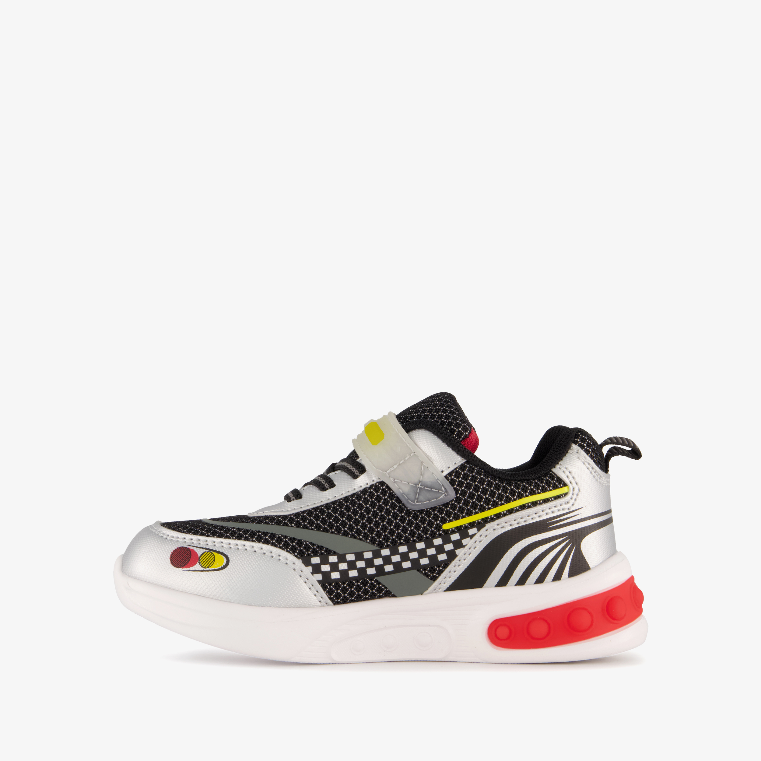 Blue Box jongens sneakers met lichtjes grijs