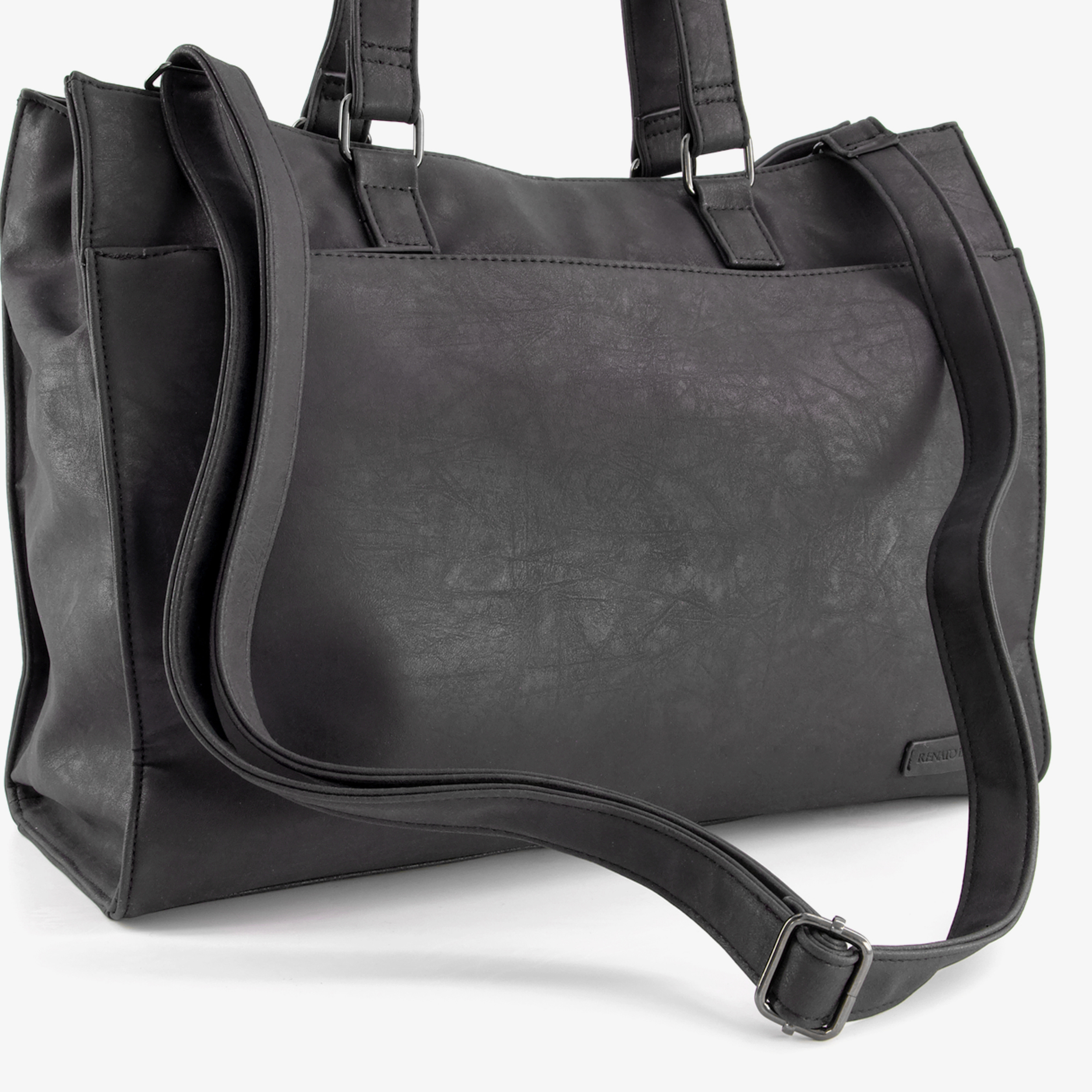 Renato Lucci dames shopper zwart, foto 3