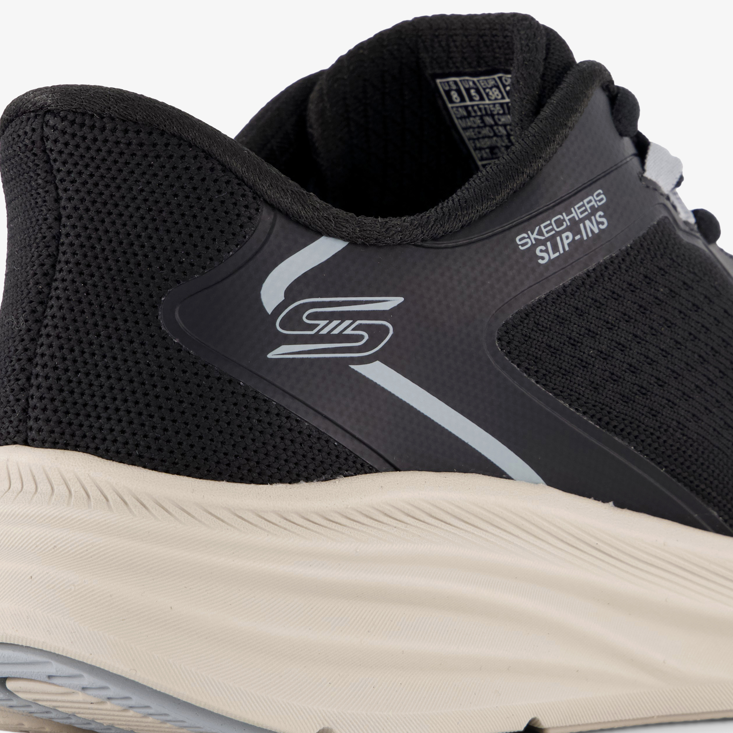 Skechers Slip-ins BOBS Skillz - Too Essential dames sneakers zwart, foto 2