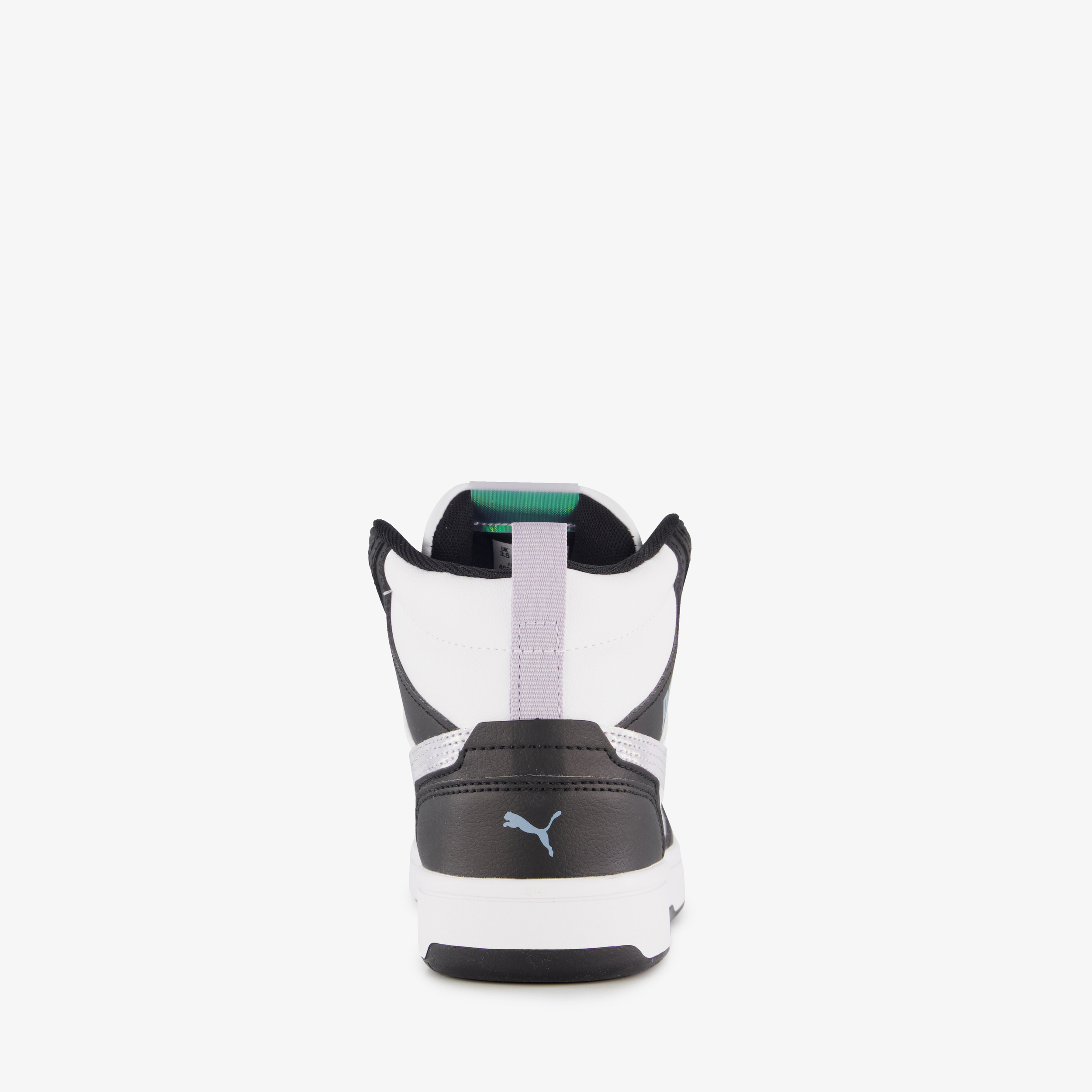 Puma Rebound V6 Mid Space Belle sneakers zwart-wit, foto 7