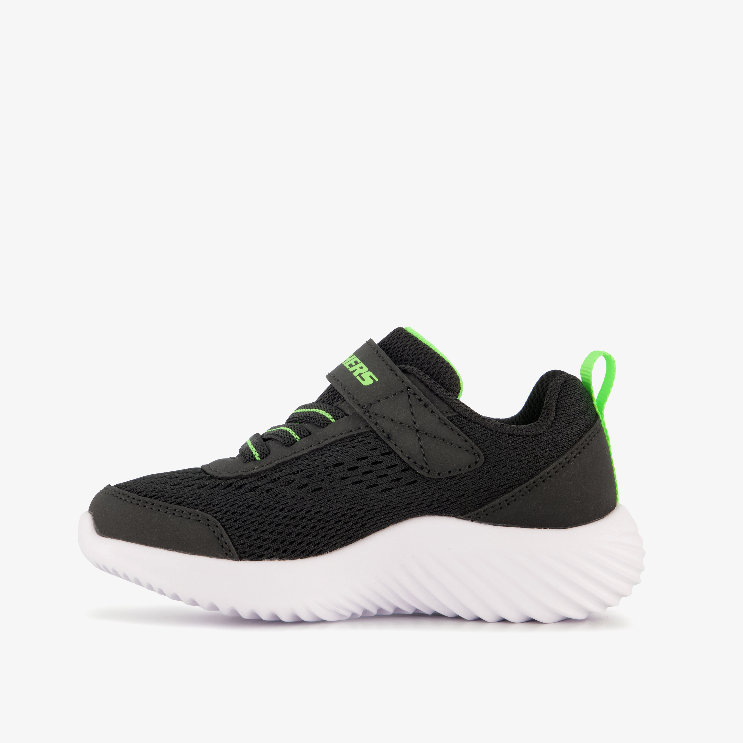 Skechers Bounder jongens sneakers zwart groen
