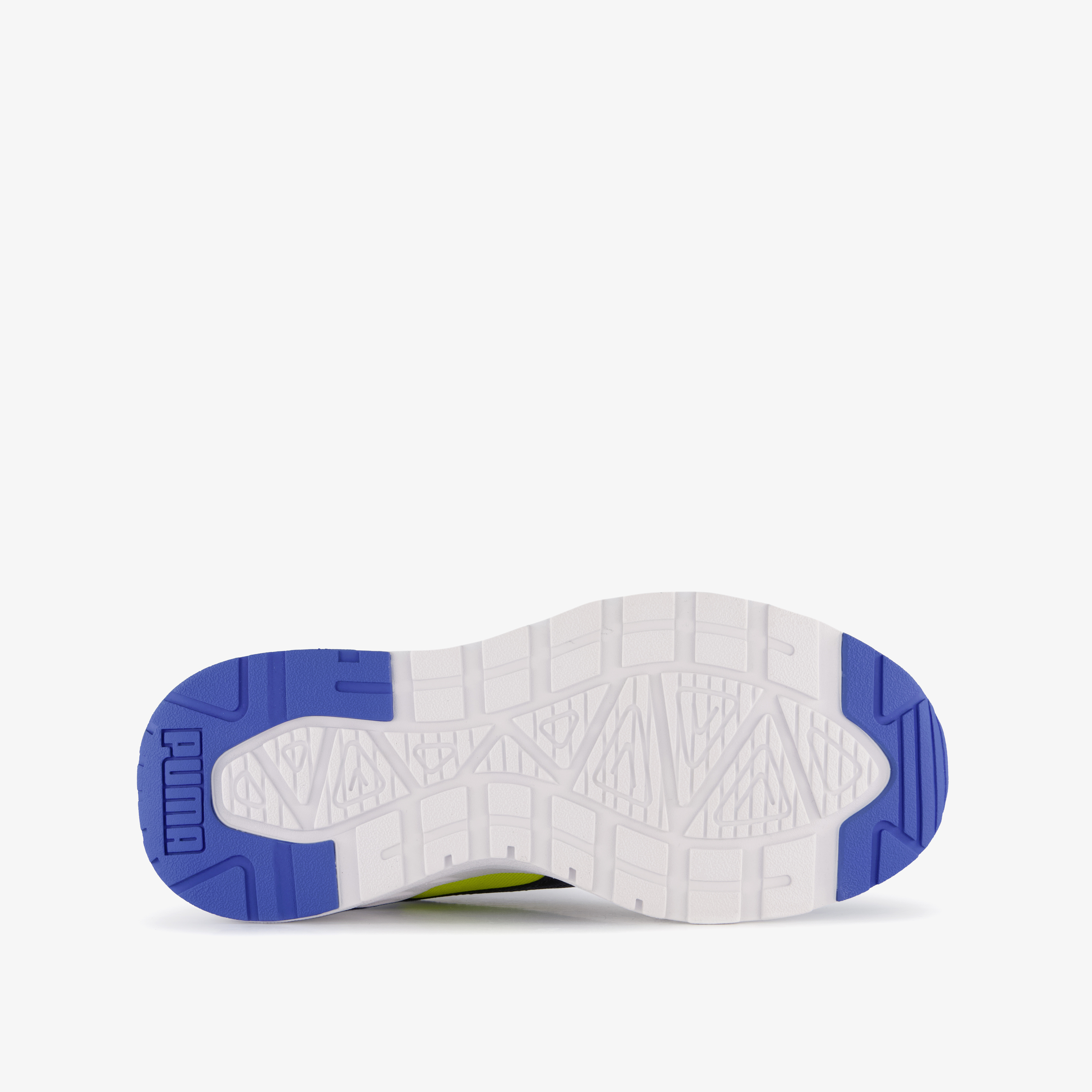 Puma Trinity 2 sneakers lichtgrijs blauw geel, foto 5