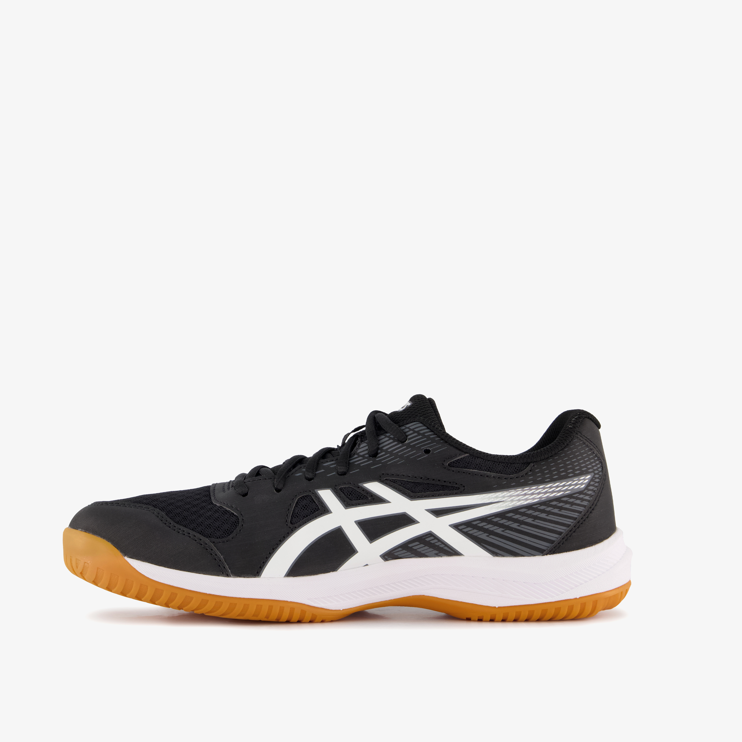 Asics Upcourt 6 heren zaalschoenen zwart Zwart/wit