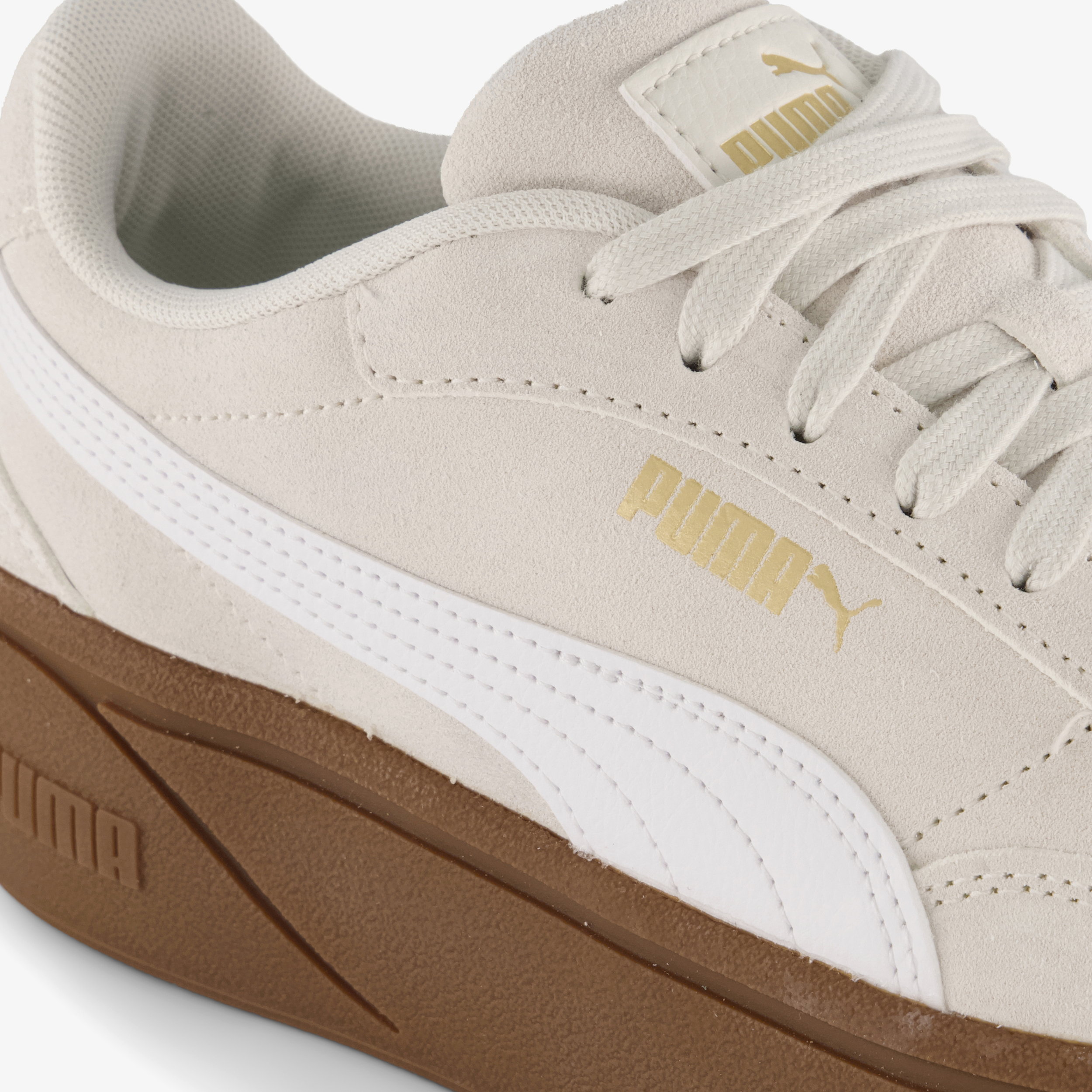 Puma Club II Era Platform SD suède dames sneakers beige, foto 2