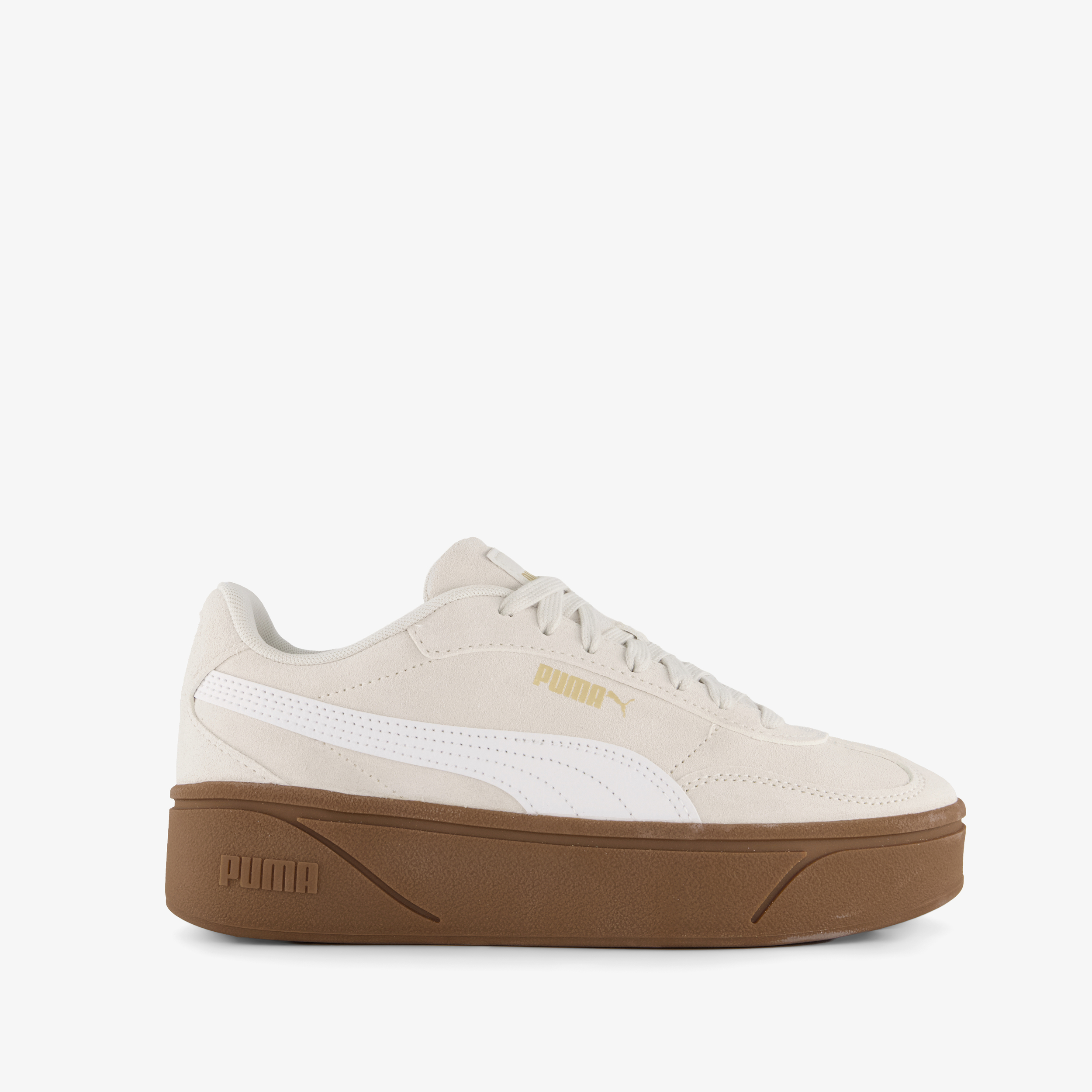 Puma Club II Era Platform SD suède dames sneakers beige, foto 6