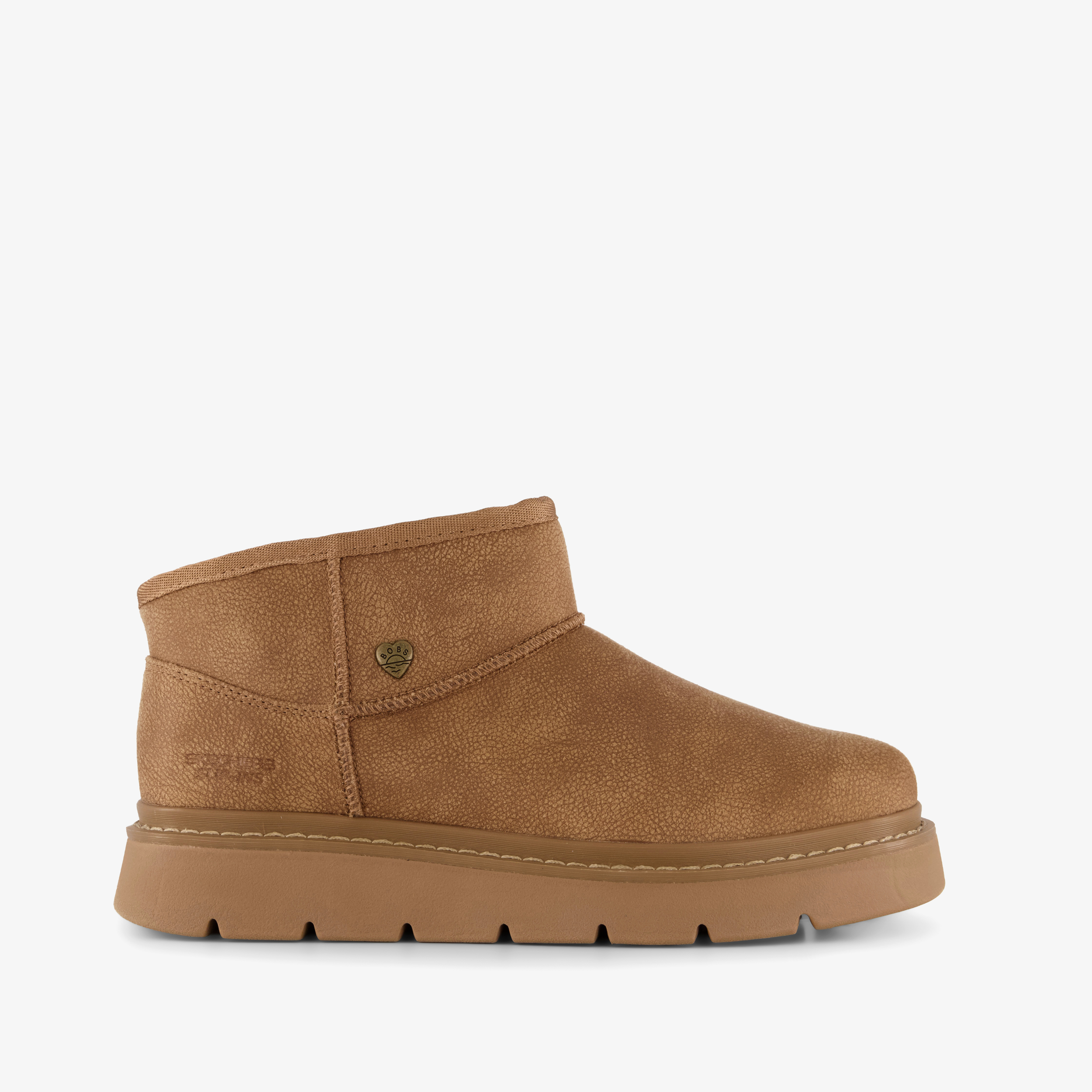 Skechers Slip-ins BOBS gevoerde dames boots cognac, foto 6